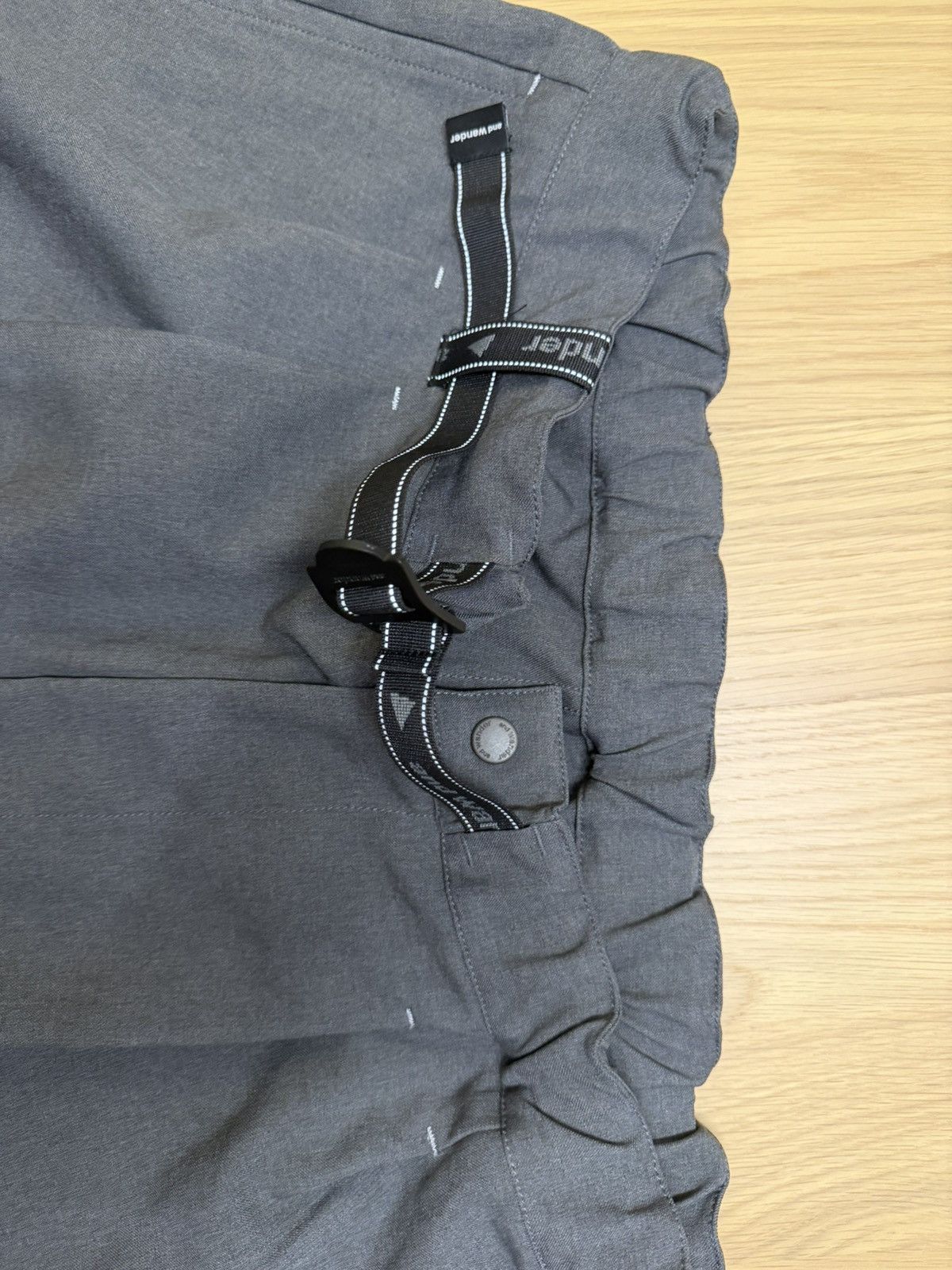 And Wander and wander Grey Climbing Belt Easy Pants Technical Trousers Size US 34 / EU 50 - 4 Thumbnail
