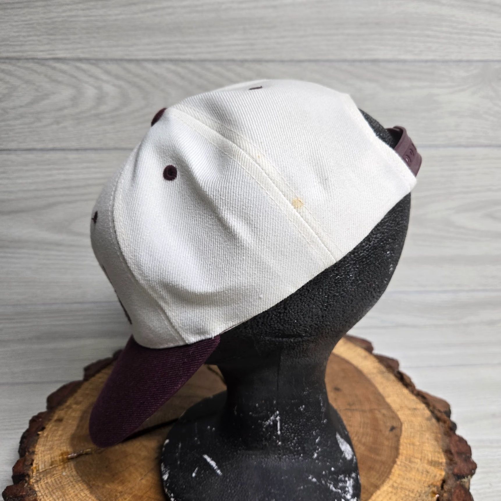 Vintage Lanza Hat Baseball Cap One Size Straps Adjustable USA Tourism Taupe Gray Men Size ONE SIZE - 5 Thumbnail