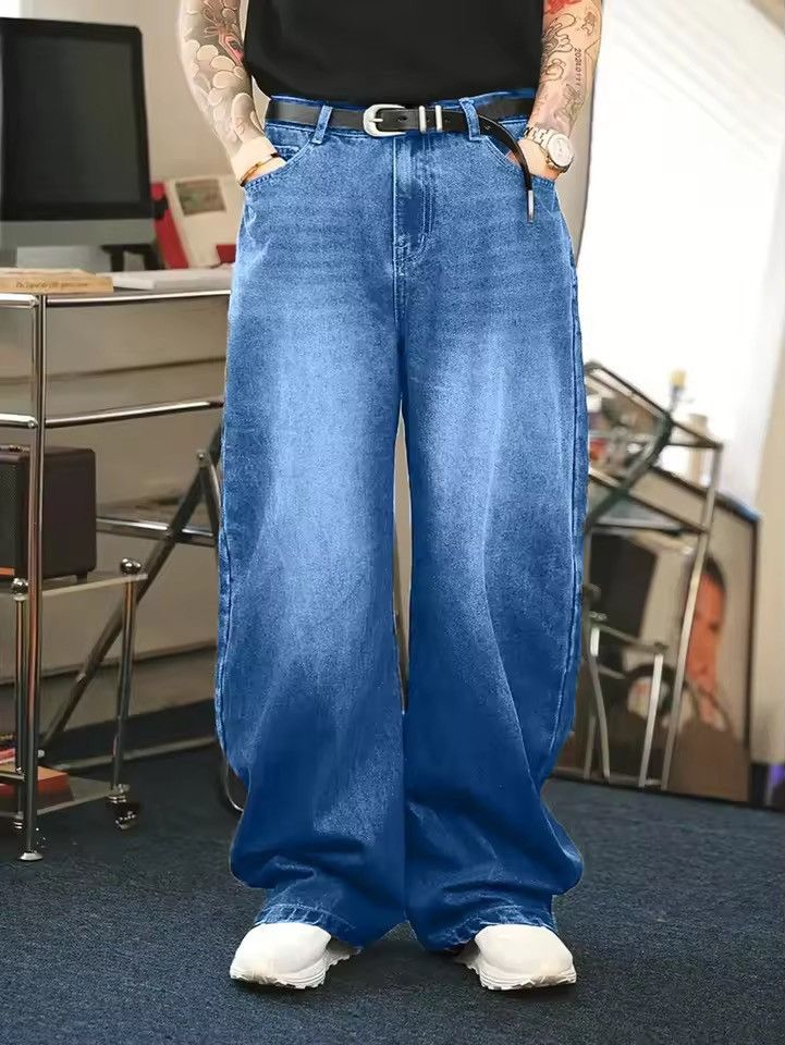 Jean Honoka x Ezawa Retro Y2k Denim Jeans Relaxed Fit Size US 36 / EU 52 - 3 Thumbnail
