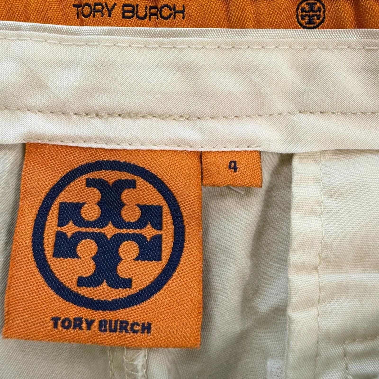 Other Tory Burch Khaki Bermuda Shorts Women 4 Stretch Cotton Size 27" / US 4 / IT 40 - 4 Thumbnail