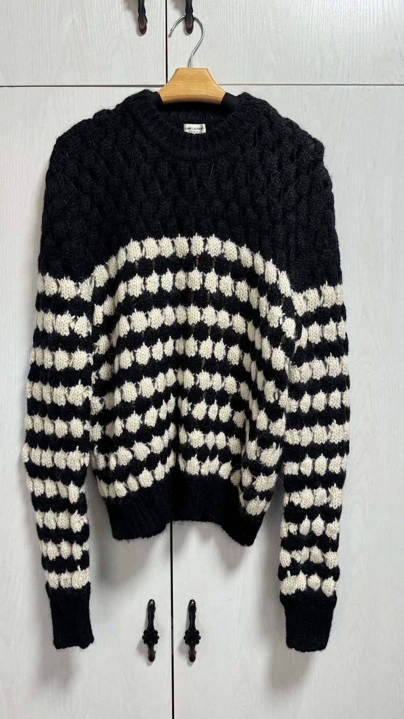 Saint Laurent Paris Saint Laurent Paris Show style cut-out sweater Size US XL / EU 56 / 4 - 1 Thumbnail