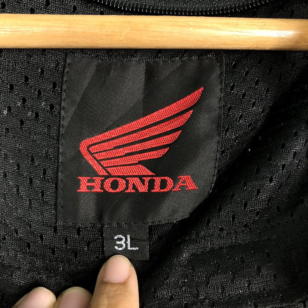 Hein Gericke 🔥Vintage Biker Jacket Racing Sport Safety Honda Big Logo Size US L / EU 52-54 / 3 - 19 Thumbnail