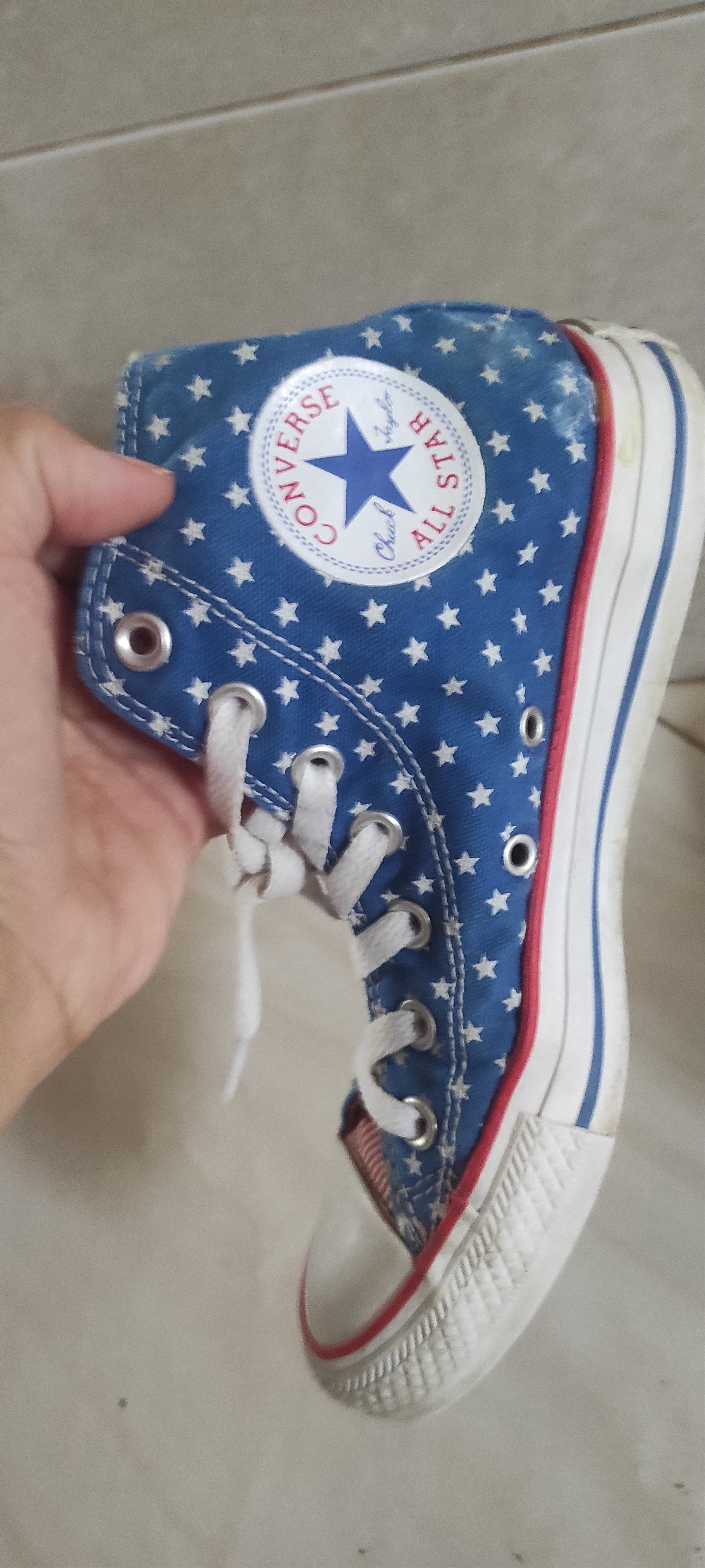 Converse Converse Chuck Taylor All Star Hi Top Sneakers Blue Size US 6.5 / IT 36.5 - 7 Thumbnail