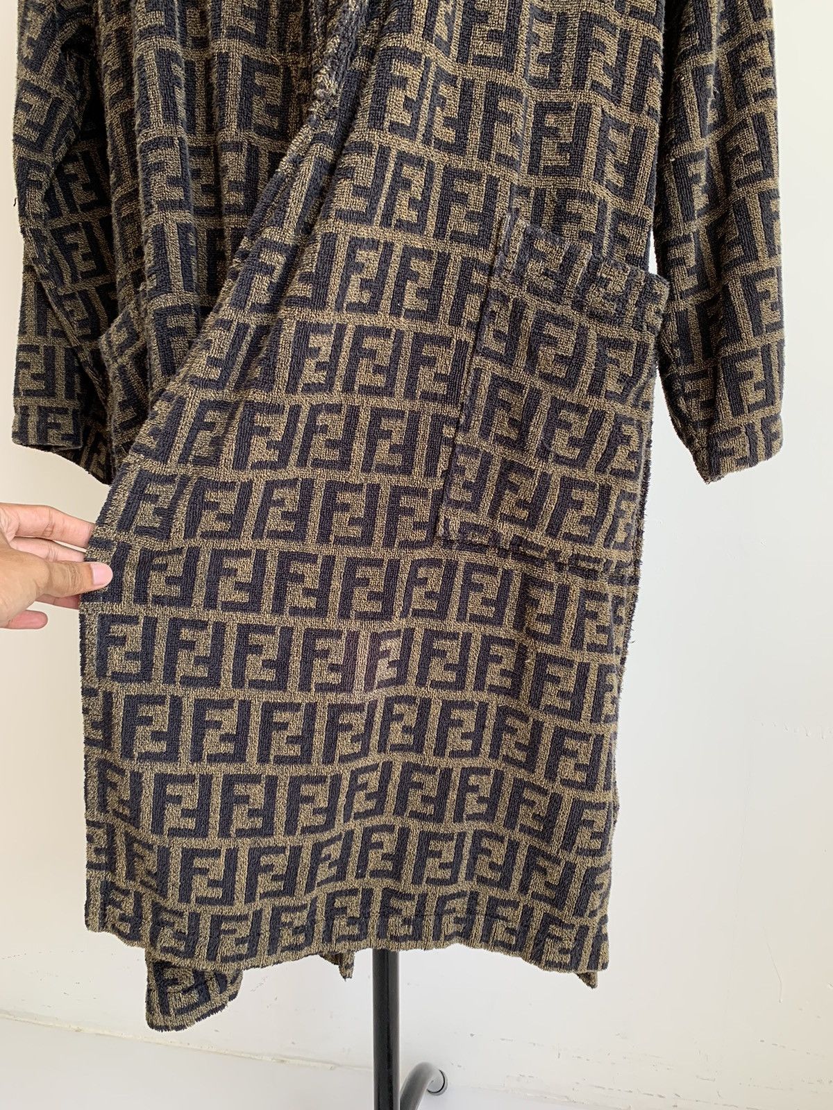 Fendi Vintage Fendi Zucca Bathrobe Teleria Size US L / EU 52-54 / 3 - 17 Thumbnail