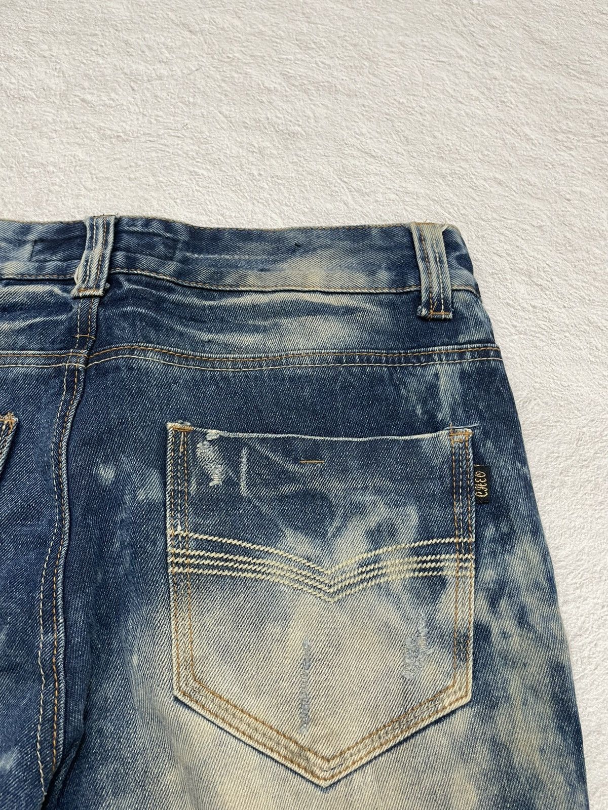 Hysteric Glamour 2000s Acid Washed Jeans Distressed Denim Y2K Size US 32 / EU 48 - 9 Thumbnail