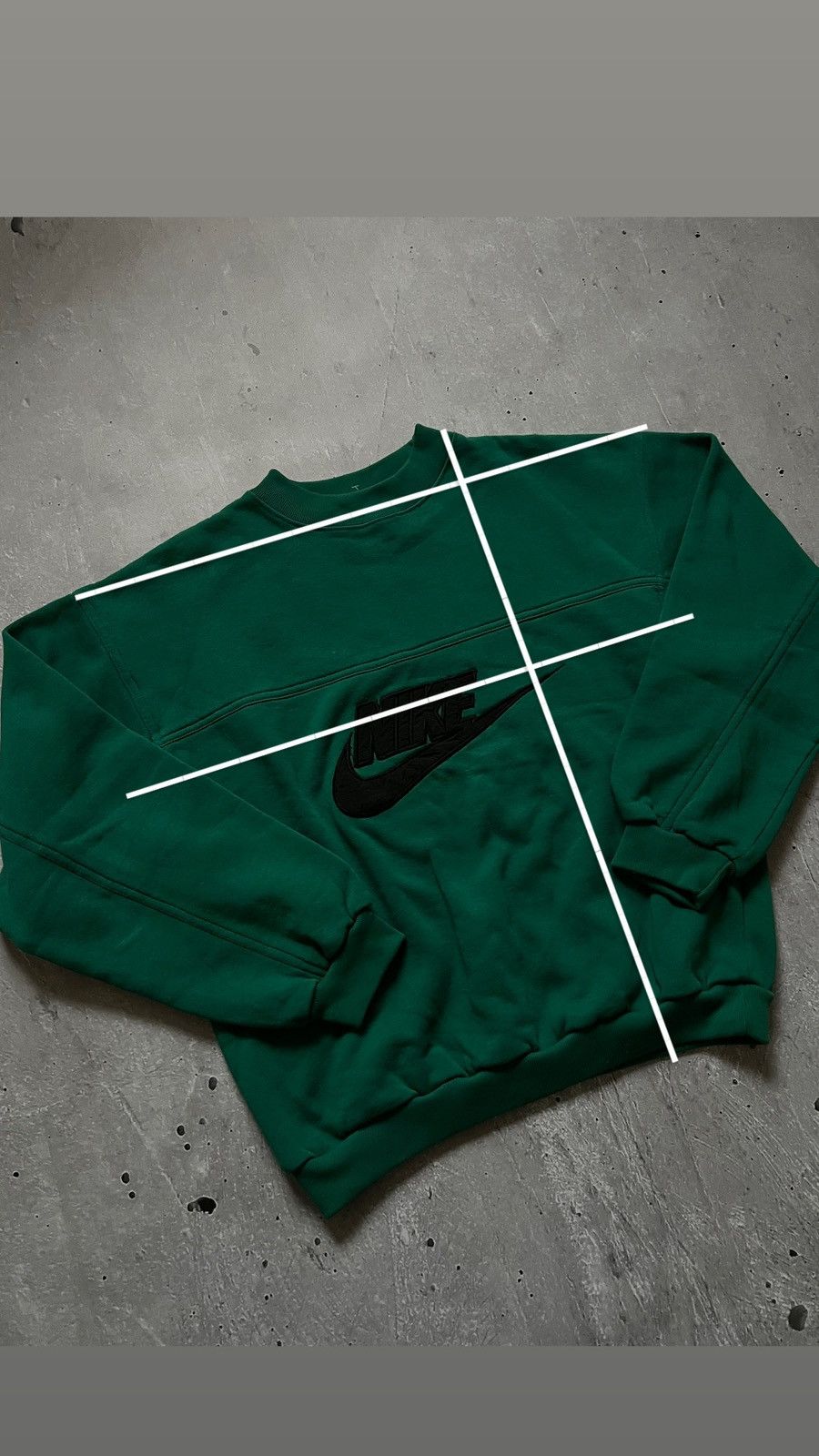 Nike Rare Vintage Sweatshirt Nike 80s Big Logo Center Logo M Size US M / EU 48-50 / 2 - 8 Thumbnail
