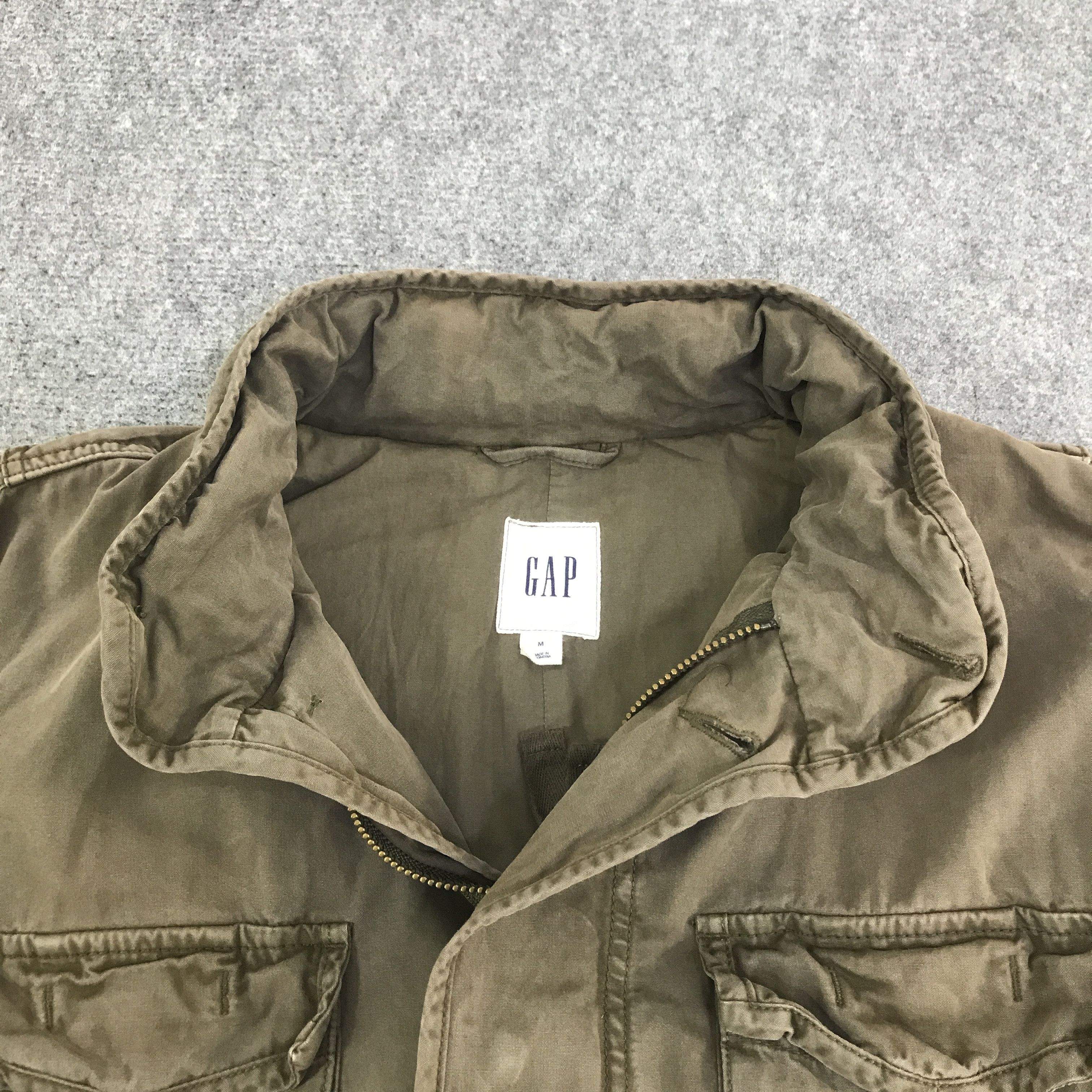 Gap Vtg Gap design M65 Brown faded style jacket K95B3 Size US M / EU 48-50 / 2 - 5 Thumbnail