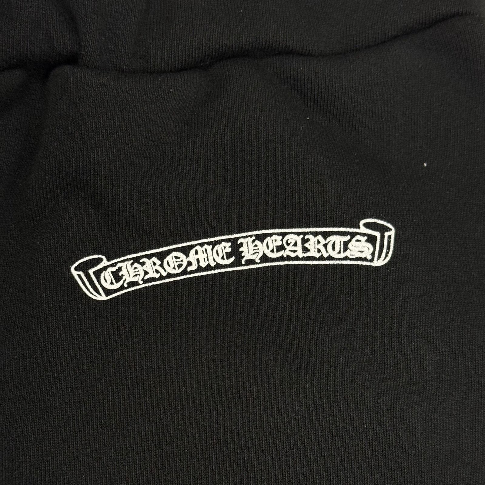 Chrome Hearts Chrome Hearts Black Scroll Logo Sweatpants Size US 34 / EU 50 - 3 Thumbnail