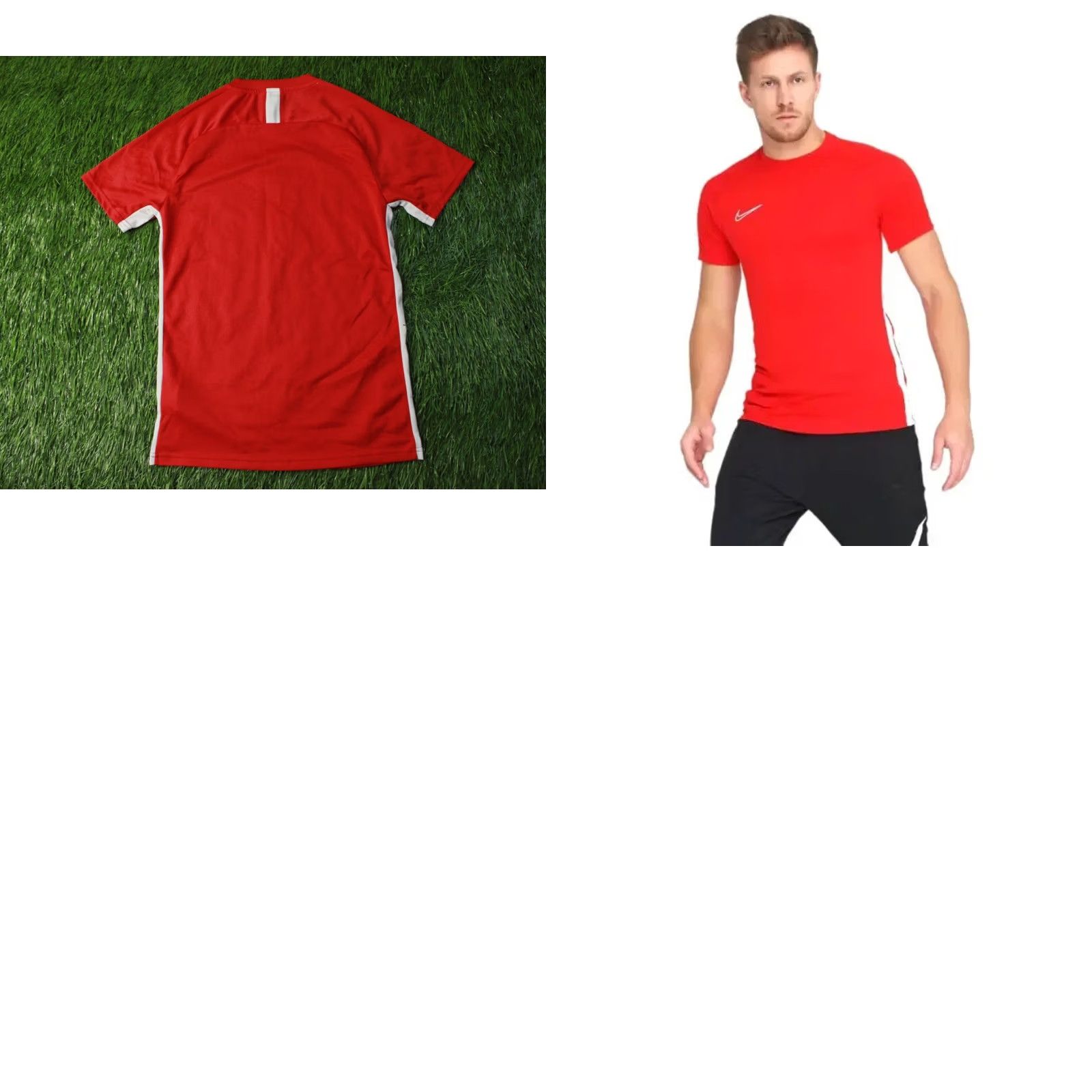 Nike Nike Academy Dri-Fit Original 2019 Mens Football Shirt Jersey Tee S Red White Size US S / EU 44-46 / 1 - 8 Thumbnail