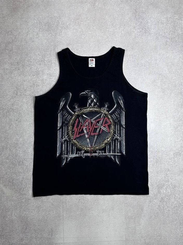 Band Tees Vintage Slayer Eagle Y2K Tank Top Shirt XL Size US XL / EU 56 / 4 - 1 Thumbnail