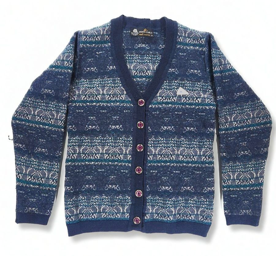 Other Monte Carlo Alpha Collection Wool Blend Cardigan Womens Smal Size S / US 4 / IT 40 - 1 Thumbnail