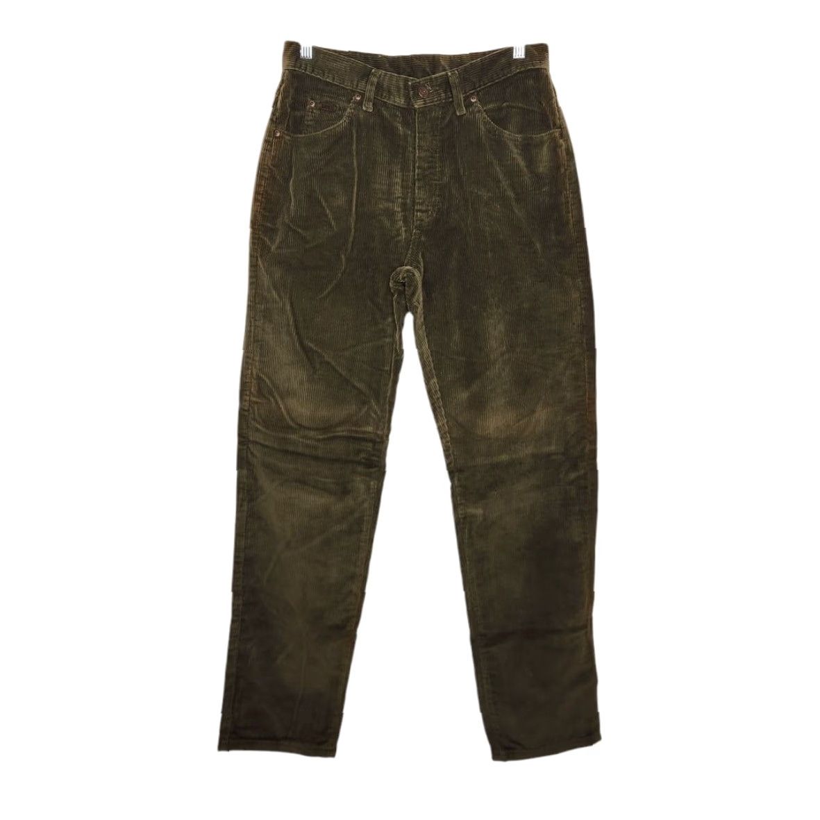 Lee VINTAGE Lee Corduroy Green Nature Earth Grunge Pants Bottoms 33x32 Men's Regular 31 Inseam Corduroy 90s Vintage Grunge Lee Pants Size US 33 - 2 Thumbnail