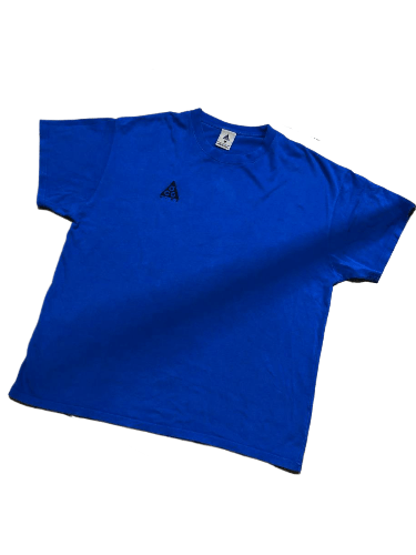 Nike ACG Vintage Nike ACG Blue Short Sleeve T-Shirt Size XL Size US XL / EU 56 / 4 - 1 Thumbnail