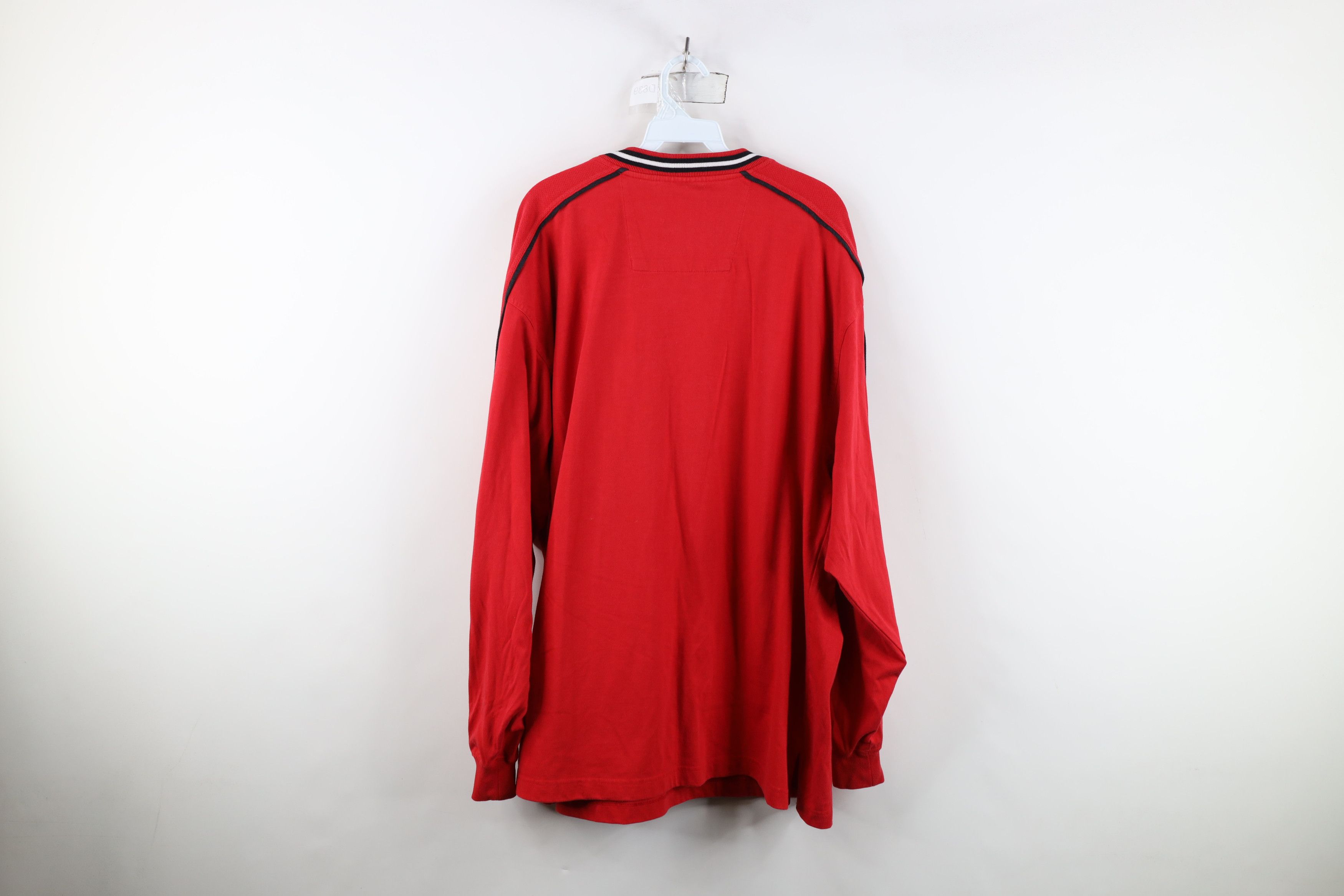 Vintage Vintage 90s State University Long Sleeve Jersey T-Shirt Red Size US XL / EU 56 / 4 - 9 Thumbnail