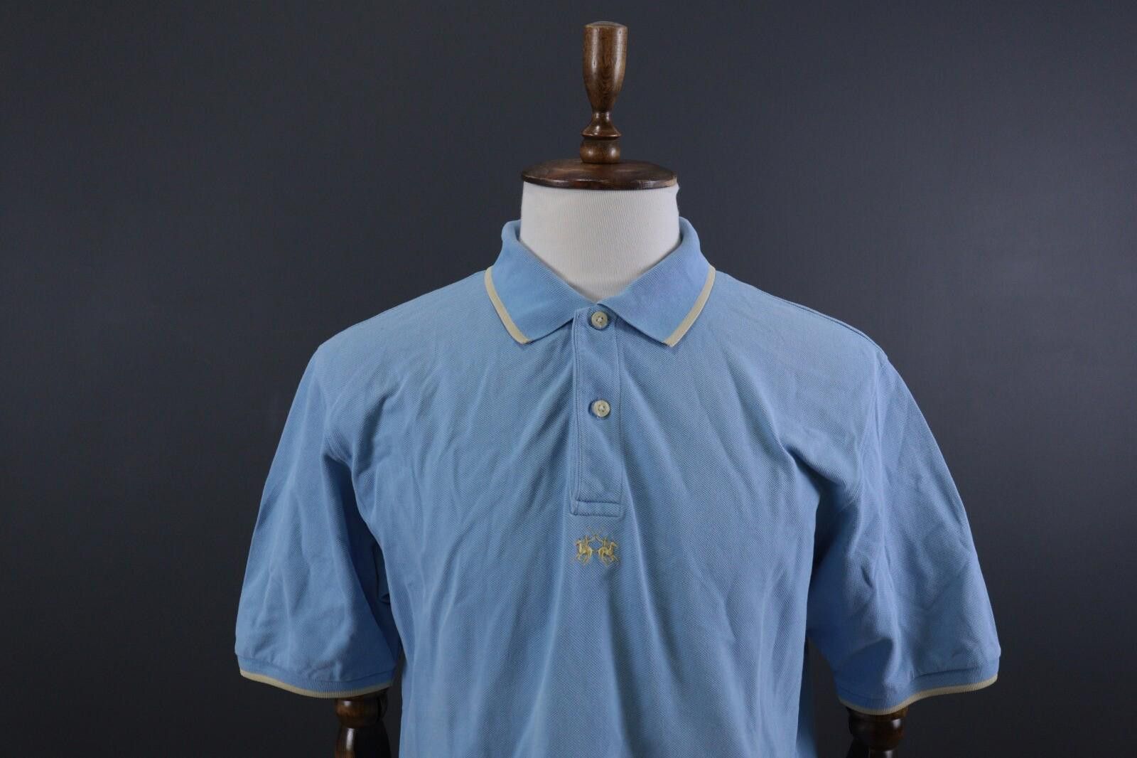 La Martina La Martina Blue Solid Summer Polo Shirt Size 3XL XXXL 2XL Size US XXL / EU 58 / 5 - 2 Thumbnail