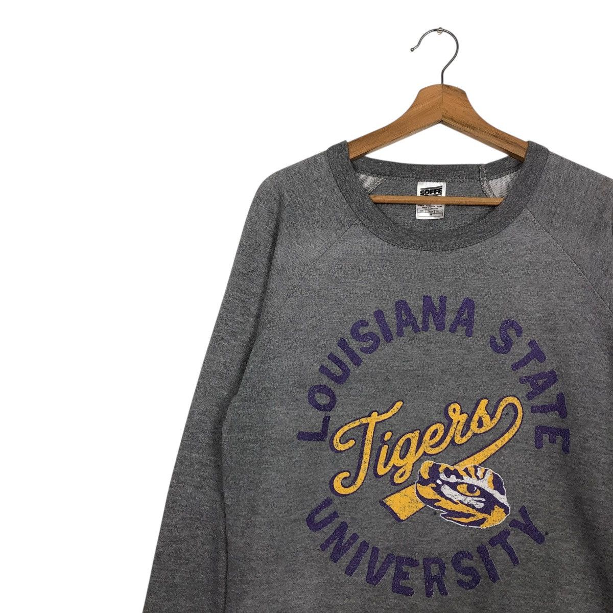 Japanese Brand 🔥VINTAGE SWEATSHIRT SOFFE LOUISIANA STATE UNIVERSITY Size US M / EU 48-50 / 2 - 9 Thumbnail