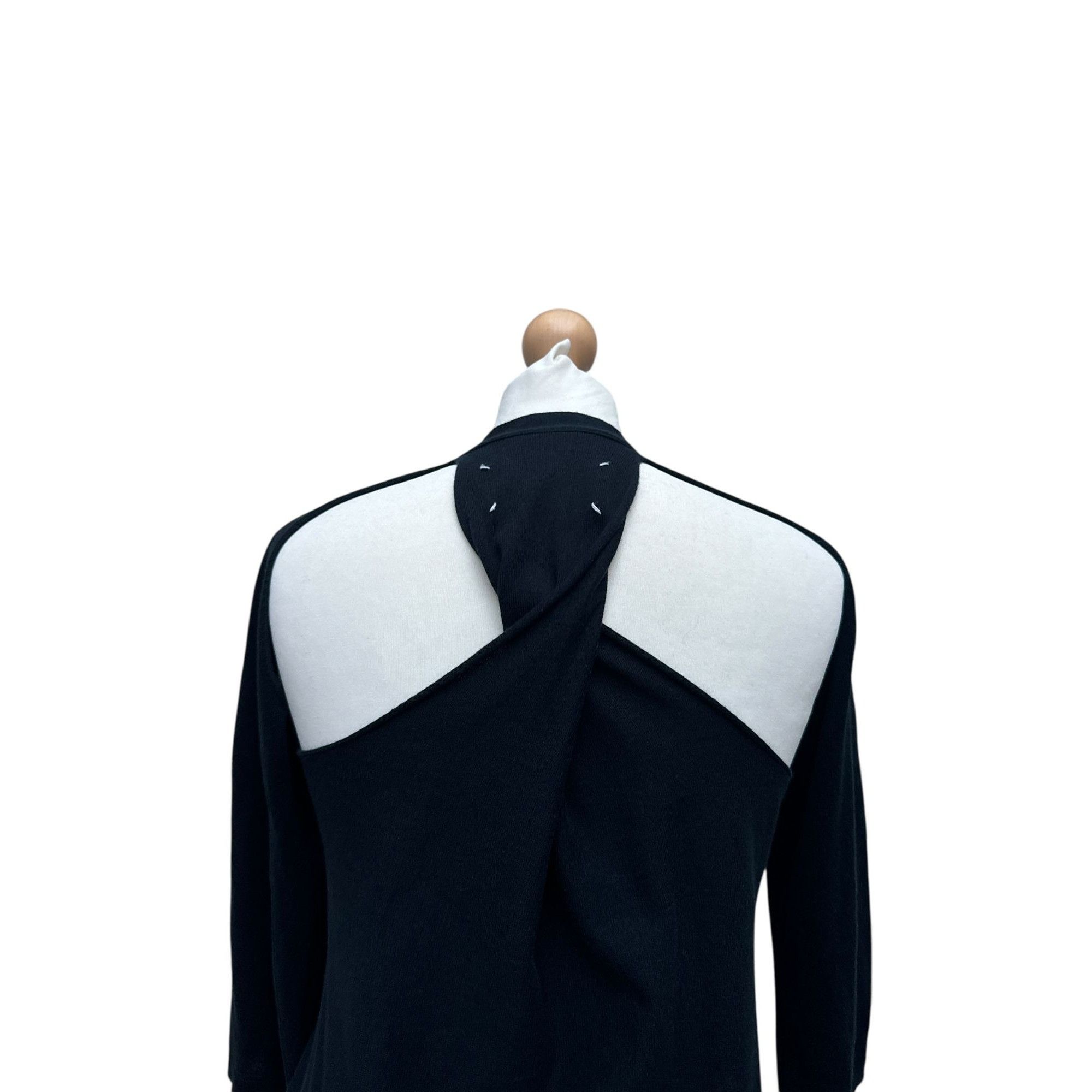 Maison Margiela SS 2006 Black Open Back Cardigan Size L / US 10 / IT 46 - 4 Thumbnail