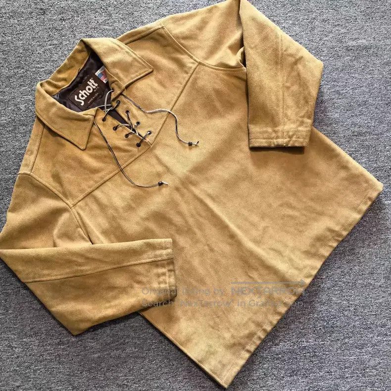 Schott Schott Western cowboy suede shirt jacket Size US L / EU 52-54 / 3 - 1 Thumbnail