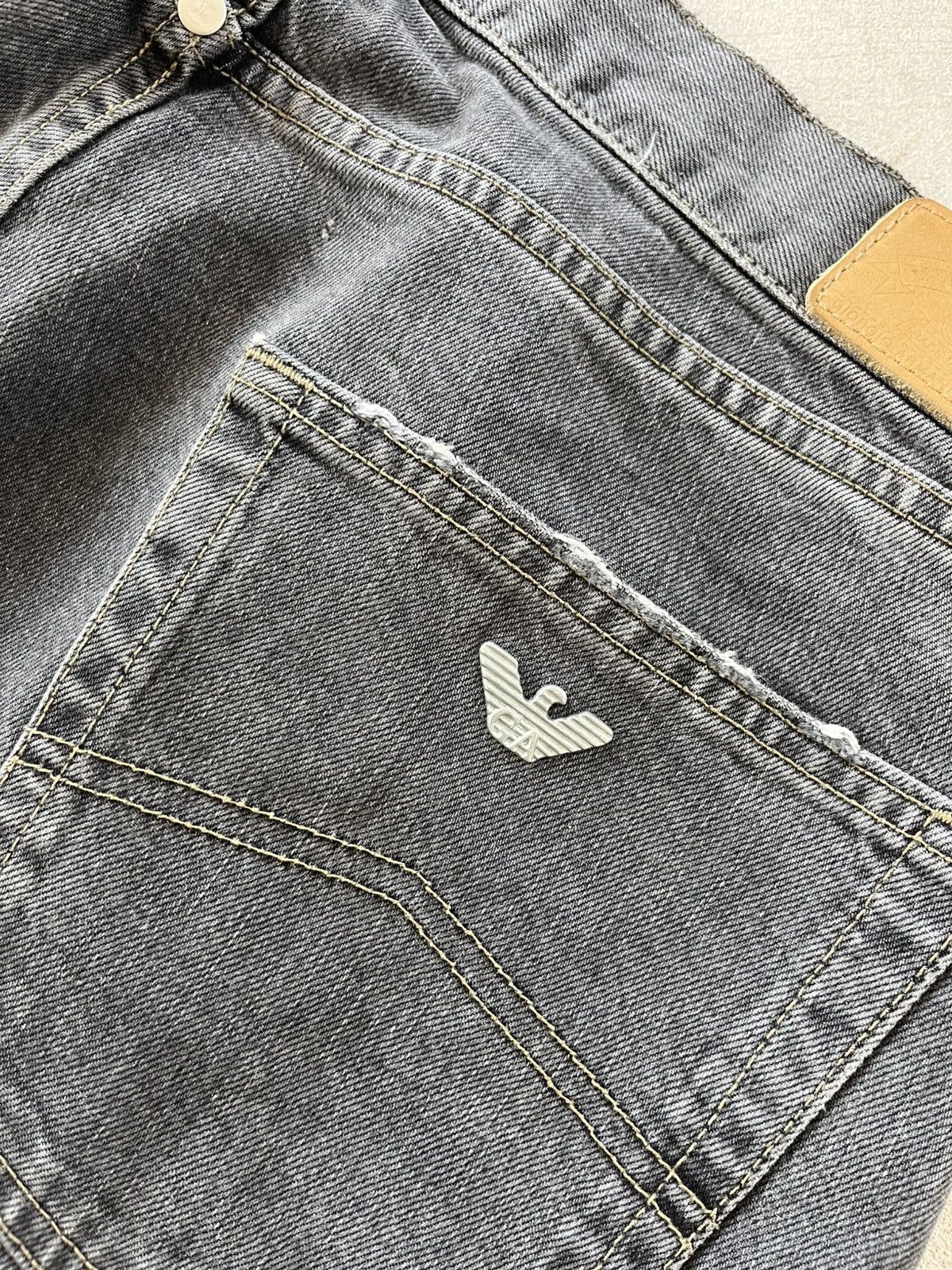 Armani Vintage Armani Jeans Distressed Y2K Italian Denim luxury sk8 Size US 34 / EU 50 - 20 Thumbnail