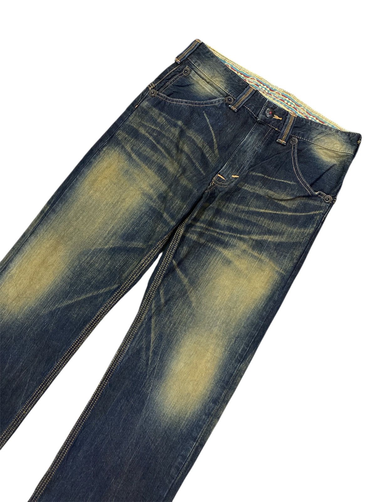 Japanese Brand Vintage edwin buckle back rusty pants Size US 30 / EU 46 - 3 Thumbnail