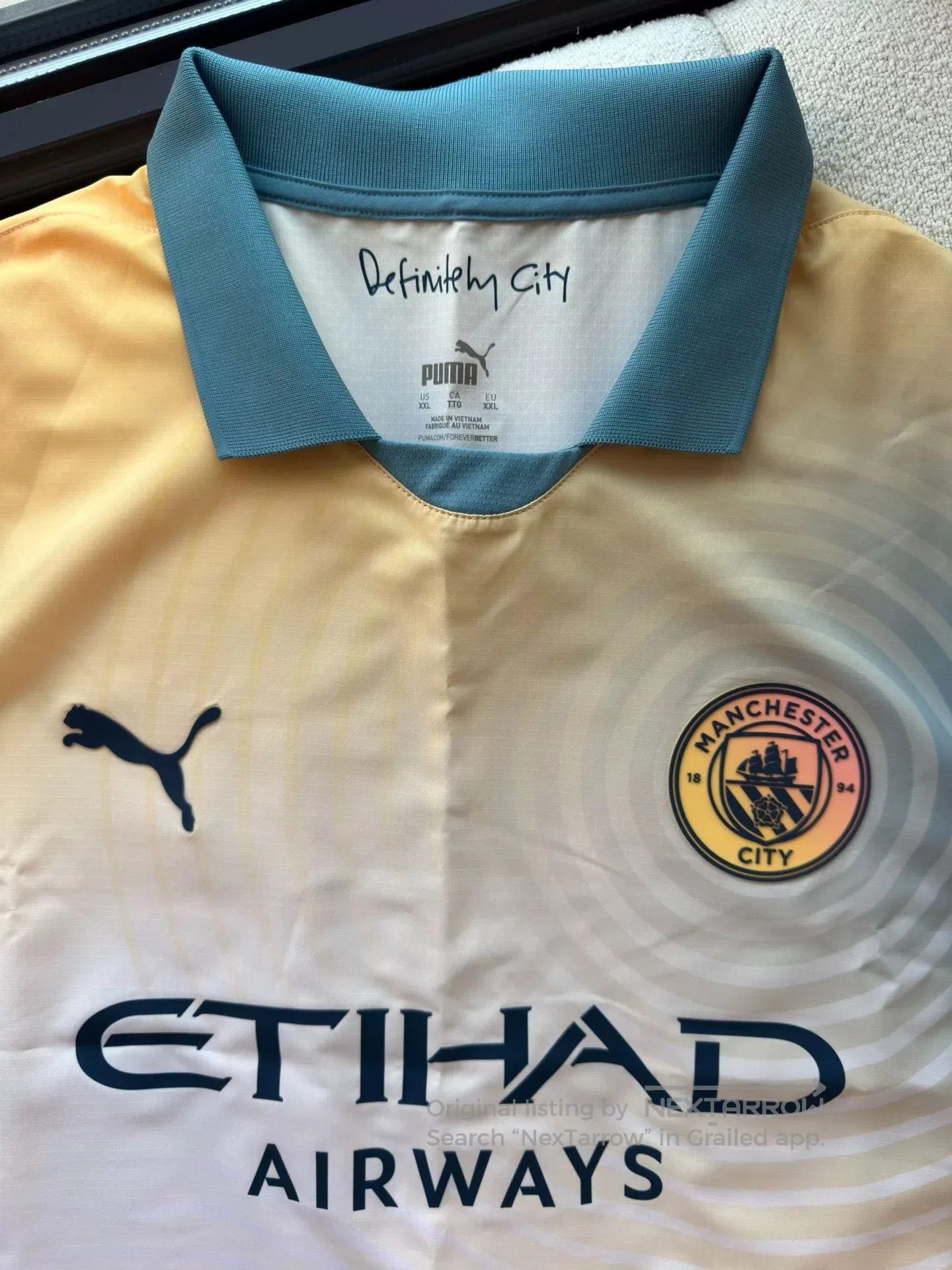 Puma PUMA Manchester City Casual Letter Print Jersey. Size US XXL / EU 58 / 5 - 5 Thumbnail