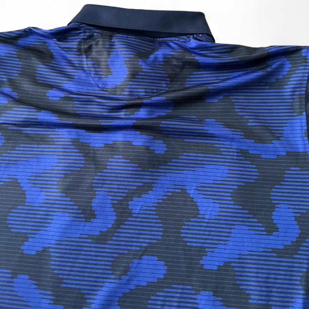 Psycho Bunny Psycho Bunny Camo Golf Polo (XL) – Blue & Black Size US XL / EU 56 / 4 - 4 Thumbnail