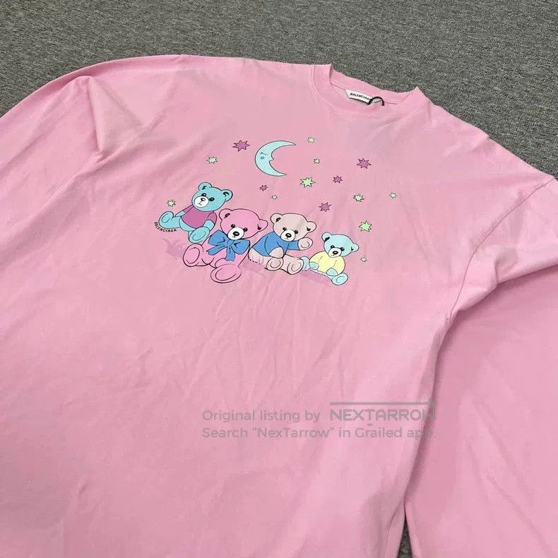 Balenciaga Balenciaga Long Sleeve Moon Bear Shirt M. Size US M / EU 48-50 / 2 - 3 Thumbnail