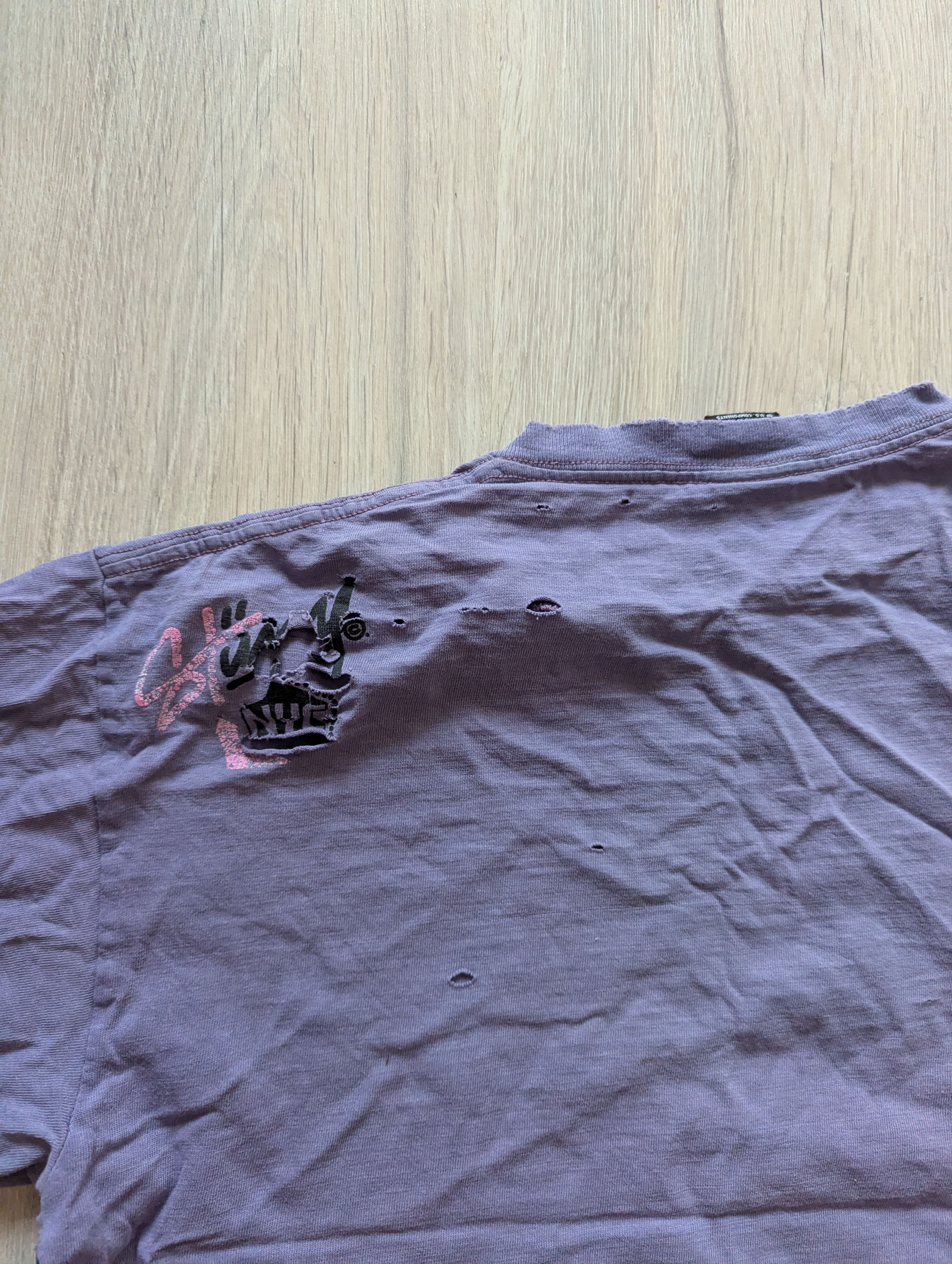 Stussy Stussy Vintage Purple Holes NYC Staple Pigeon New York Size US L / EU 52-54 / 3 - 6 Thumbnail