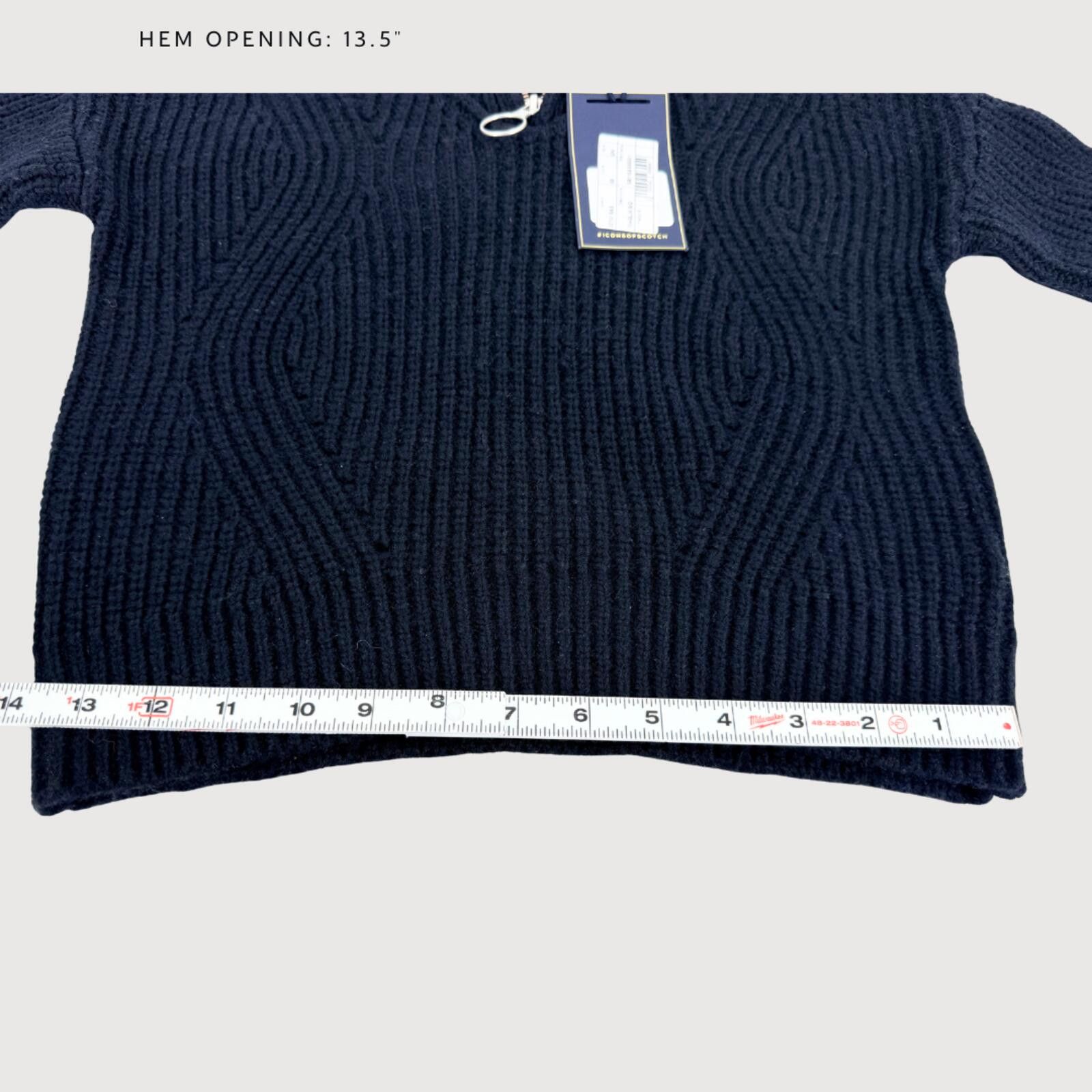 Scotch & Soda NWT Scotch R’Belle Girls Chunky Knit Sweater 7/8 Size ONE SIZE - 8 Thumbnail