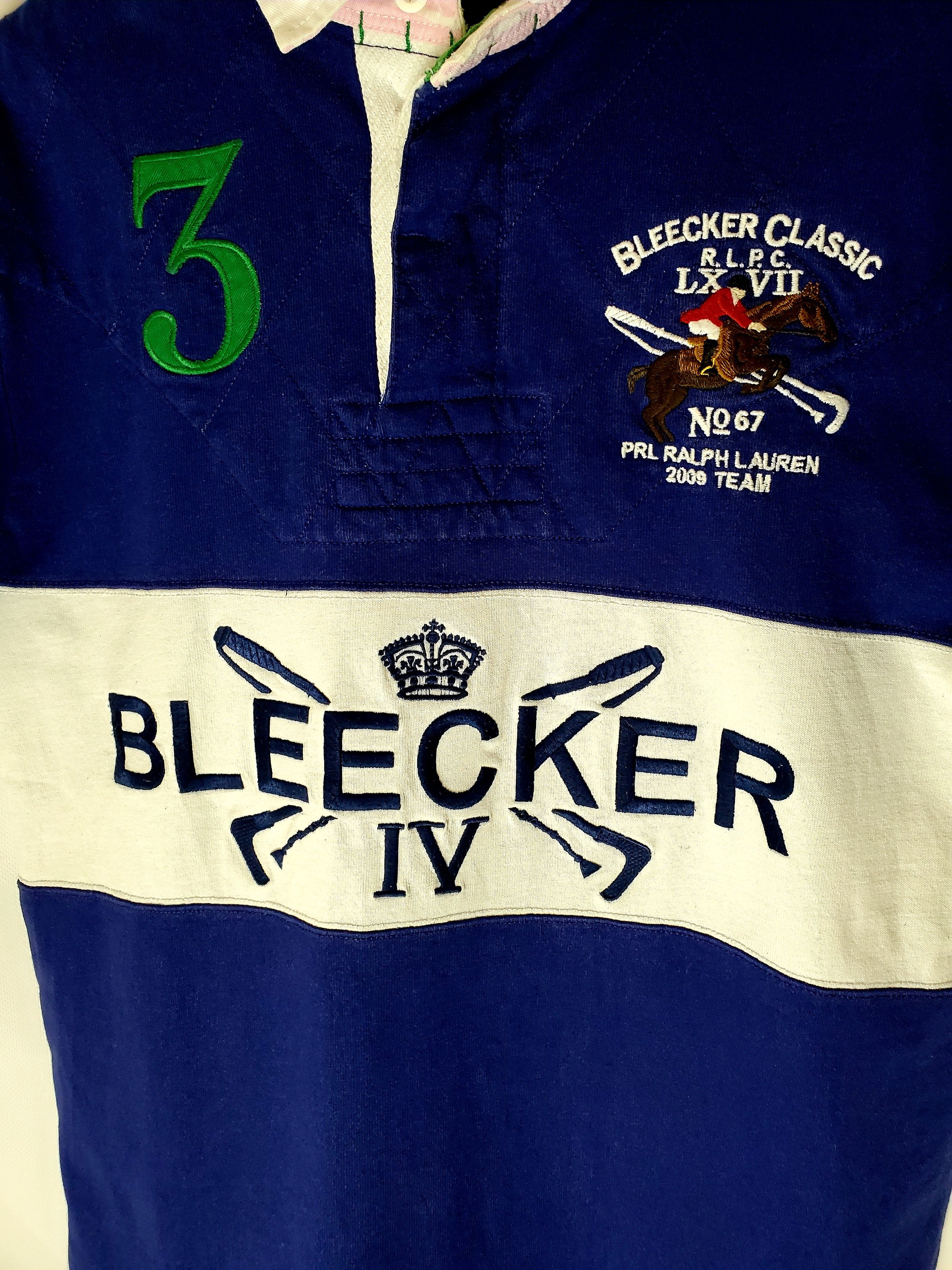 Polo Ralph Lauren × Vintage Polo Ralph Lauren Rugby Polo Bleecker LXVII RLPC Embroidered Size US M / EU 48-50 / 2 - 2 Thumbnail