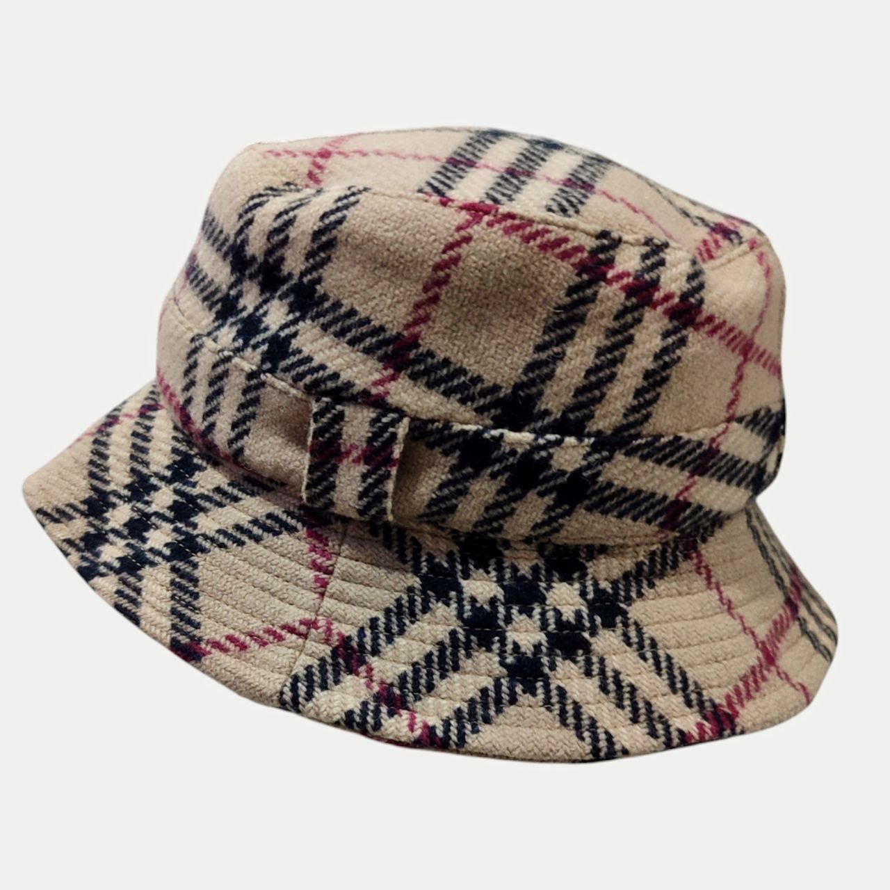 Burberry × Vintage Vintage Burberry wool bucket hat Size ONE SIZE - 1 Thumbnail