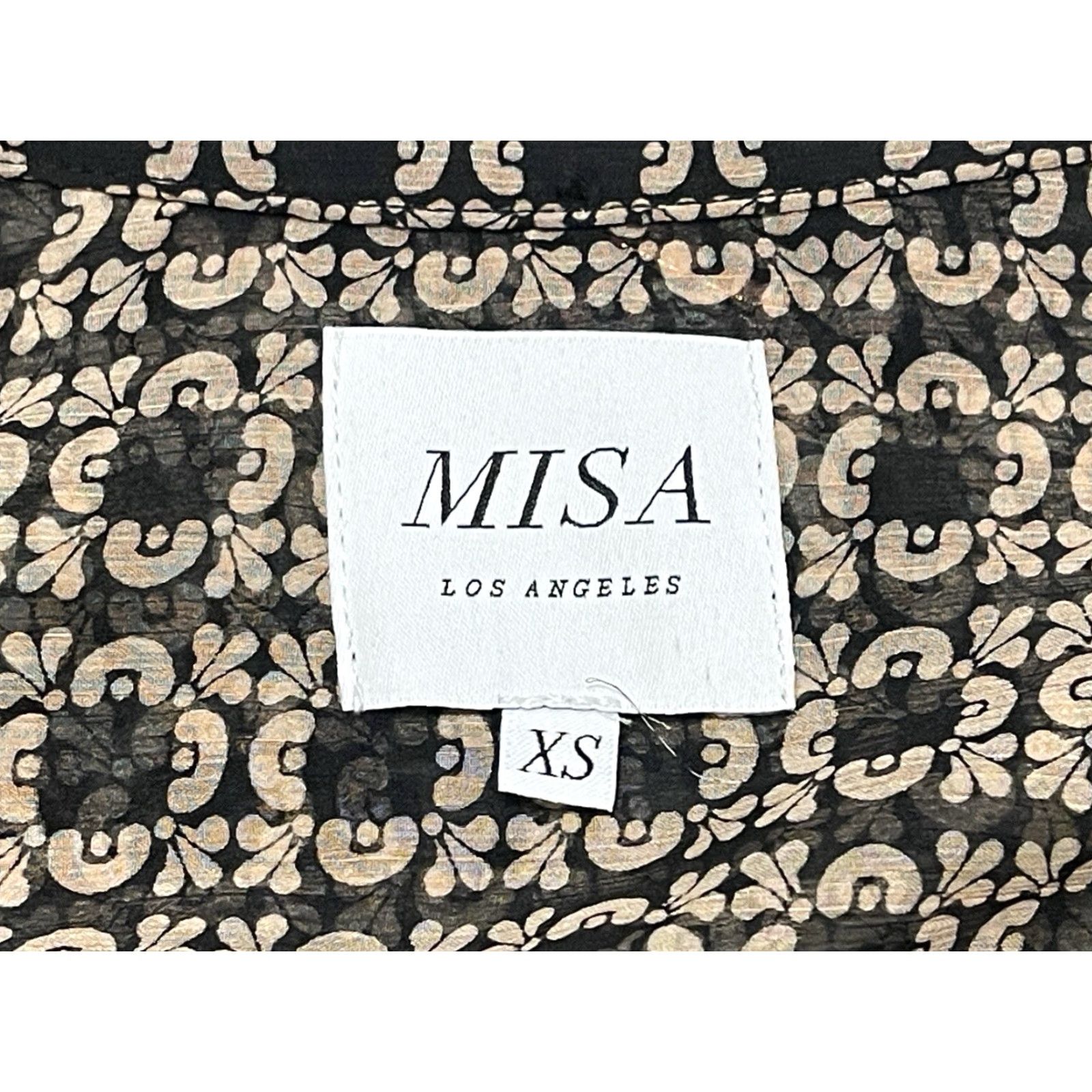MISA Los Angeles MISA Ines Dress Maxi Lattice Tile Color Size XS Retail 65 EUC Size XS / US 0-2 / IT 36-38 - 4 Thumbnail