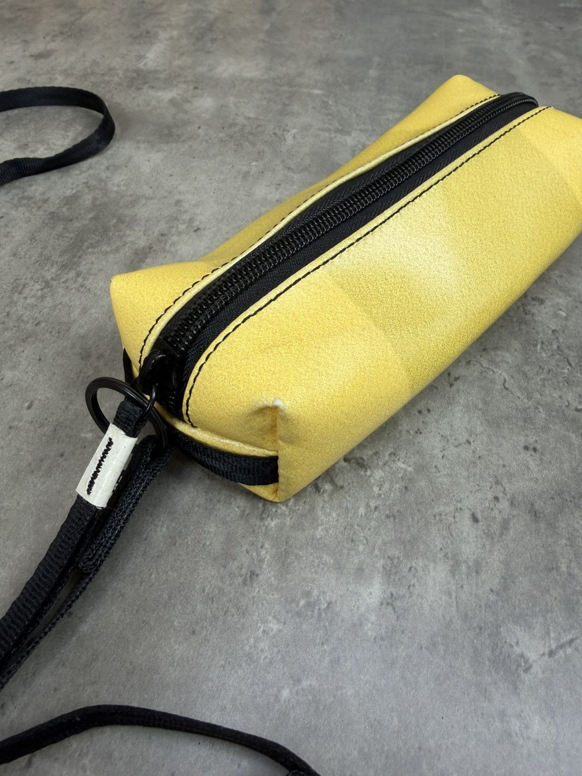 Freitag FREITAG Small Crossbody Pouch Yellow Recycled Tarp Mini Bag Size ONE SIZE - 7 Thumbnail