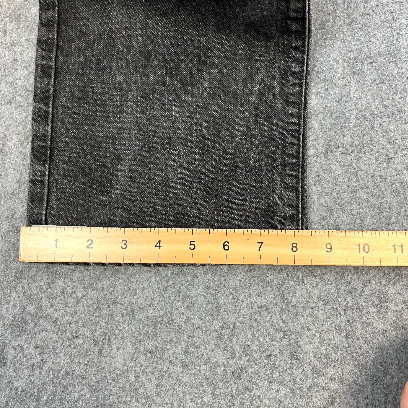 Hugo Boss HUGO BOSS Jeans Relaxed Straight 36 Mens Denim 5-Pocket Cotton Dark Black Grey Faded 100% Cotton Regular Size 36 Boys? Size US 36 / EU 52 - 3 Thumbnail