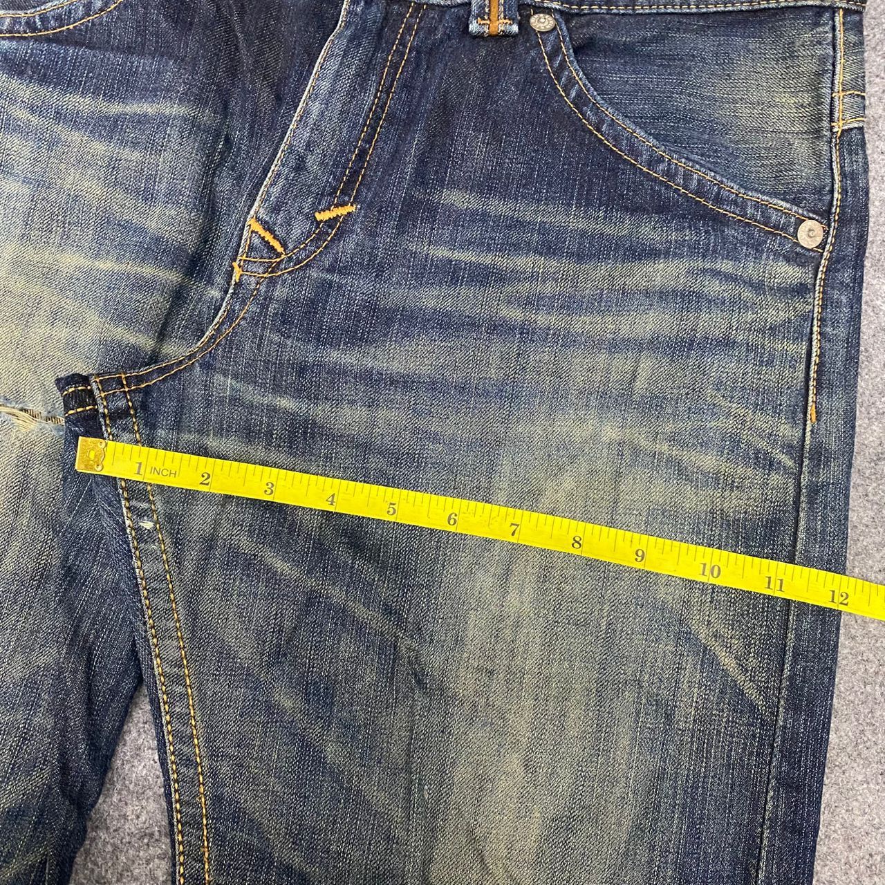 If Six Was Nine 💥 Need Gone💥 Edwin Exclusive Vintage Distressed Denim Size US 32 / EU 48 - 6 Thumbnail
