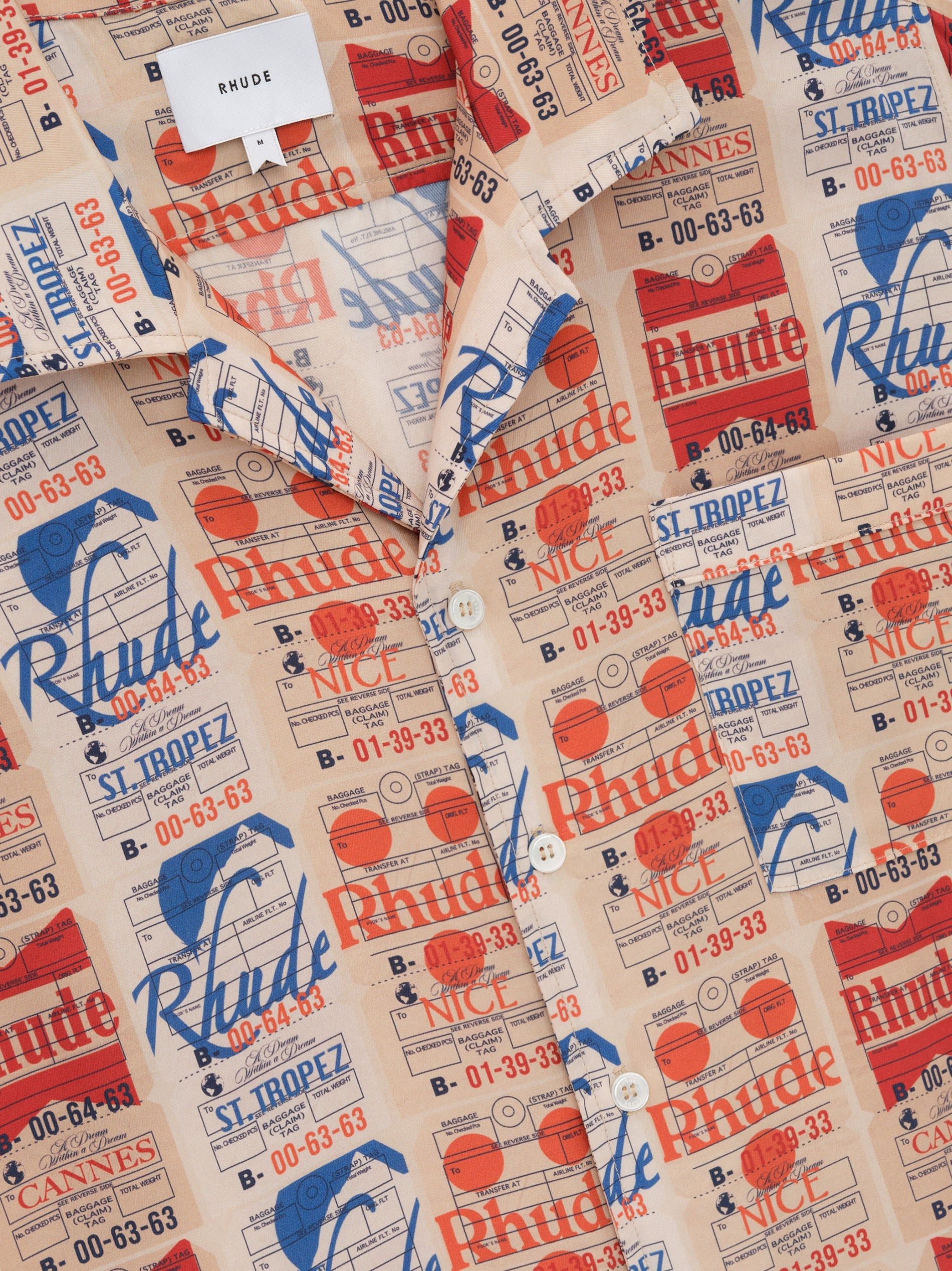 Rhude 1095USD VOYAGE DE RHUDE SILK SHIRT Size US L / EU 52-54 / 3 - 4 Thumbnail