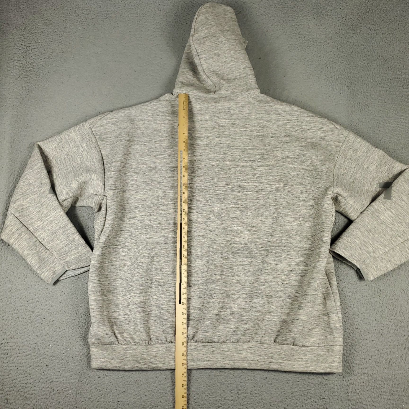 Adidas Adidas Hoodie Mens Size 2XL Gray Full Zip Up Sweatshirt Sweatshirt Size US XXL / EU 58 / 5 - 3 Thumbnail