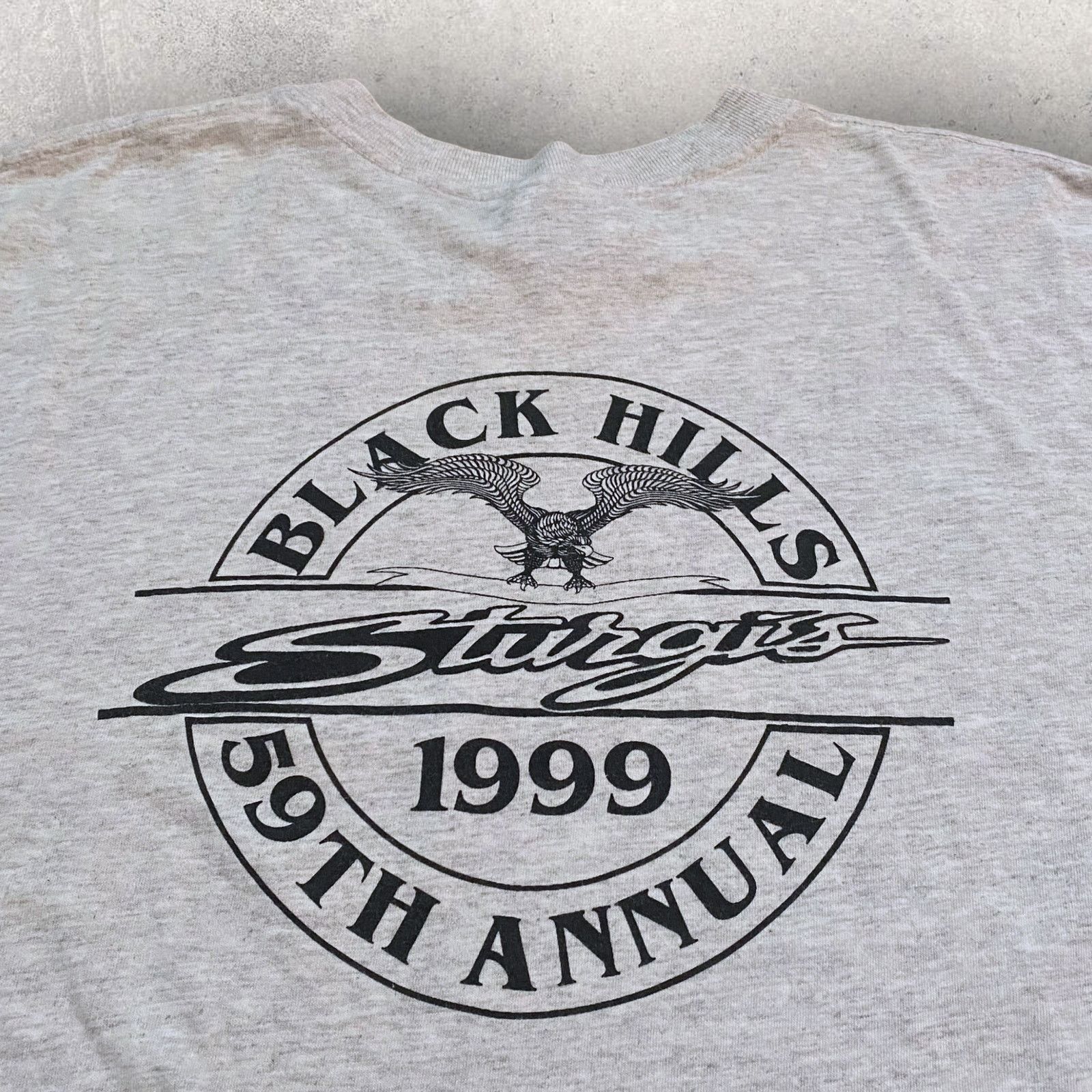Harley Davidson × Vintage Vintage Sturgis 1999 Biker Motorcycle Eagle T Shirt Size US L / EU 52-54 / 3 - 7 Thumbnail
