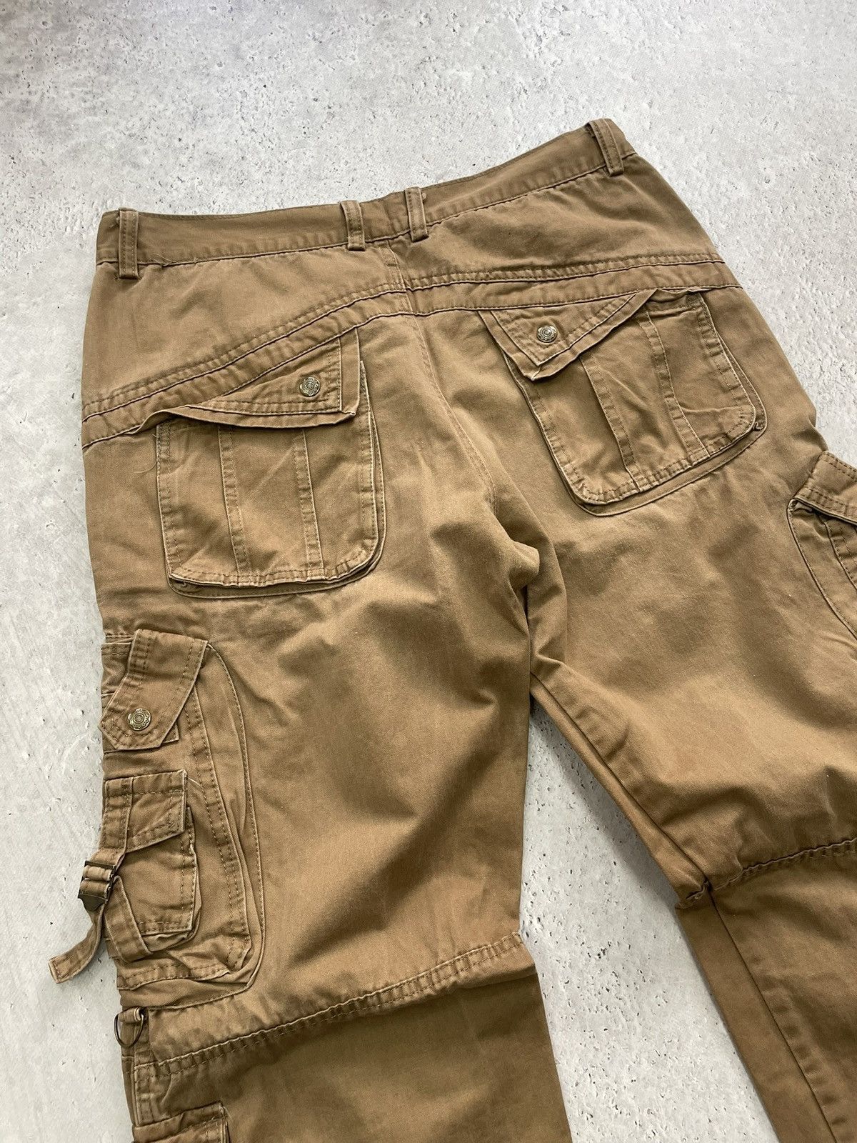 If Six Was Nine Cargo brown Multipocket ifsixwasnine style pants y2k Size US 32 / EU 48 - 11 Thumbnail