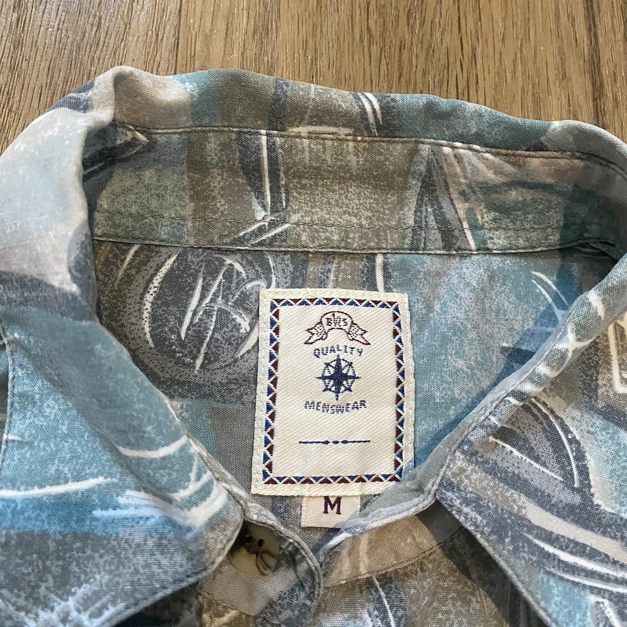 Other Blue and white vintage 90s abstract button up shirt Size US M / EU 48-50 / 2 - 4 Thumbnail