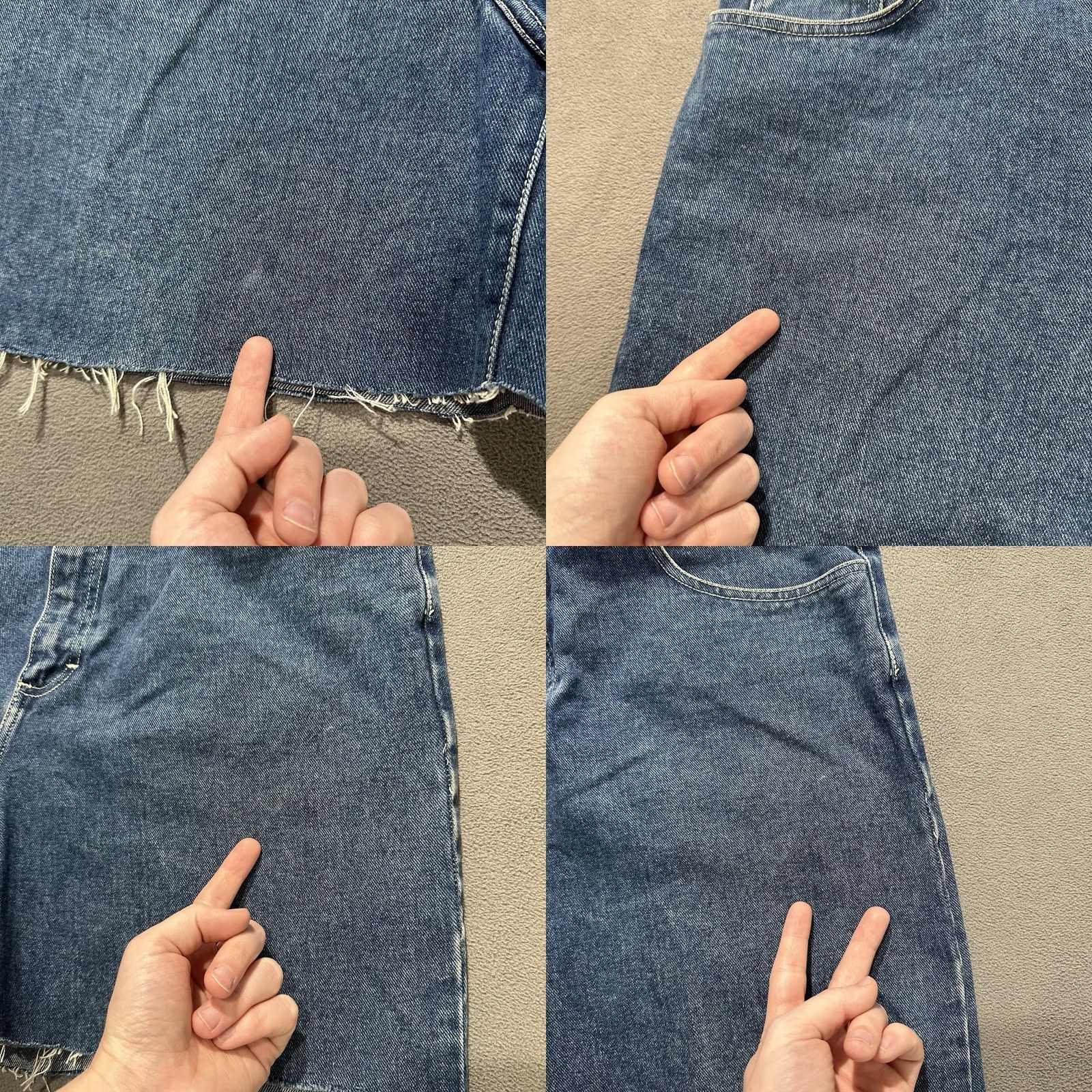 Vintage VINTAGE B.U.M. Equipment Shorts 32 Blue Denim Cutoff Jorts Relaxed 90s Mens Size US 32 / EU 48 - 9 Thumbnail