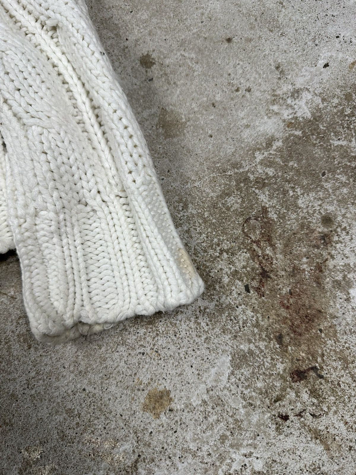 If Six Was Nine × Japanese Brand × Le Grande Bleu (L.G.B.) Vintage Y2K Faux Fur Cable Knit Full Zip Hooded Sweater Size US S / EU 44-46 / 1 - 3 Thumbnail