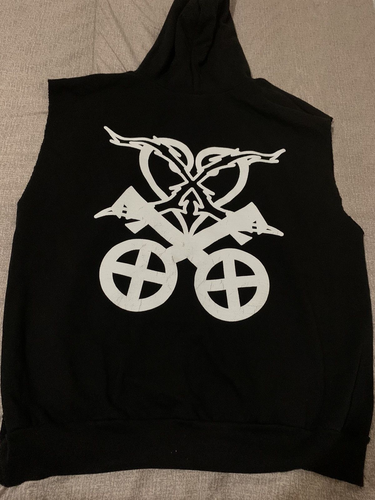 Destroy Lonely Ken Carson XMAN Tour Sleeveless Hoodie Size US XL / EU 56 / 4 - 5 Thumbnail