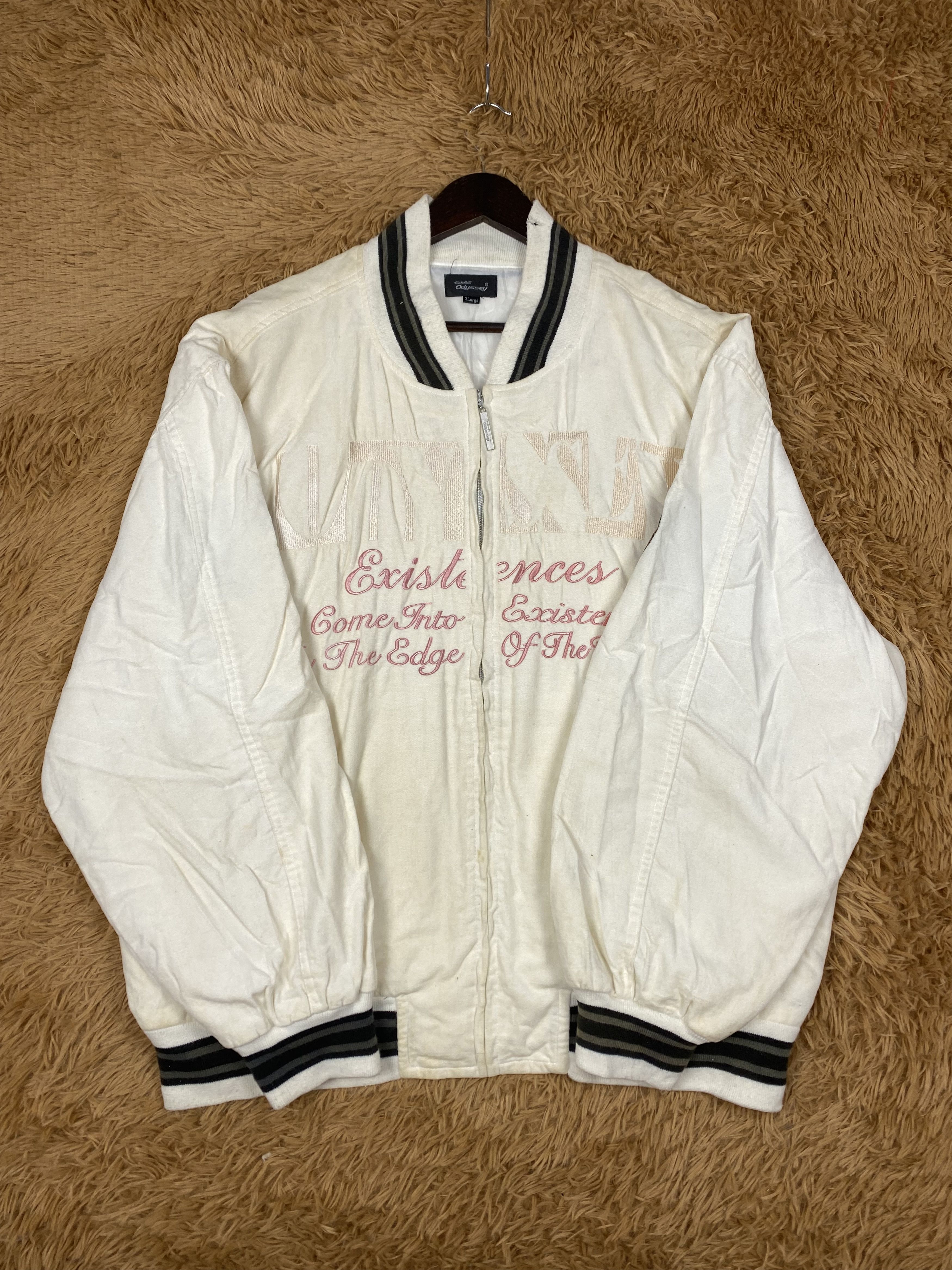 Japanese Brand Vintage Eddie Odyssey Varsity Jacket DJ0714 Size US XL / EU 56 / 4 - 4 Thumbnail