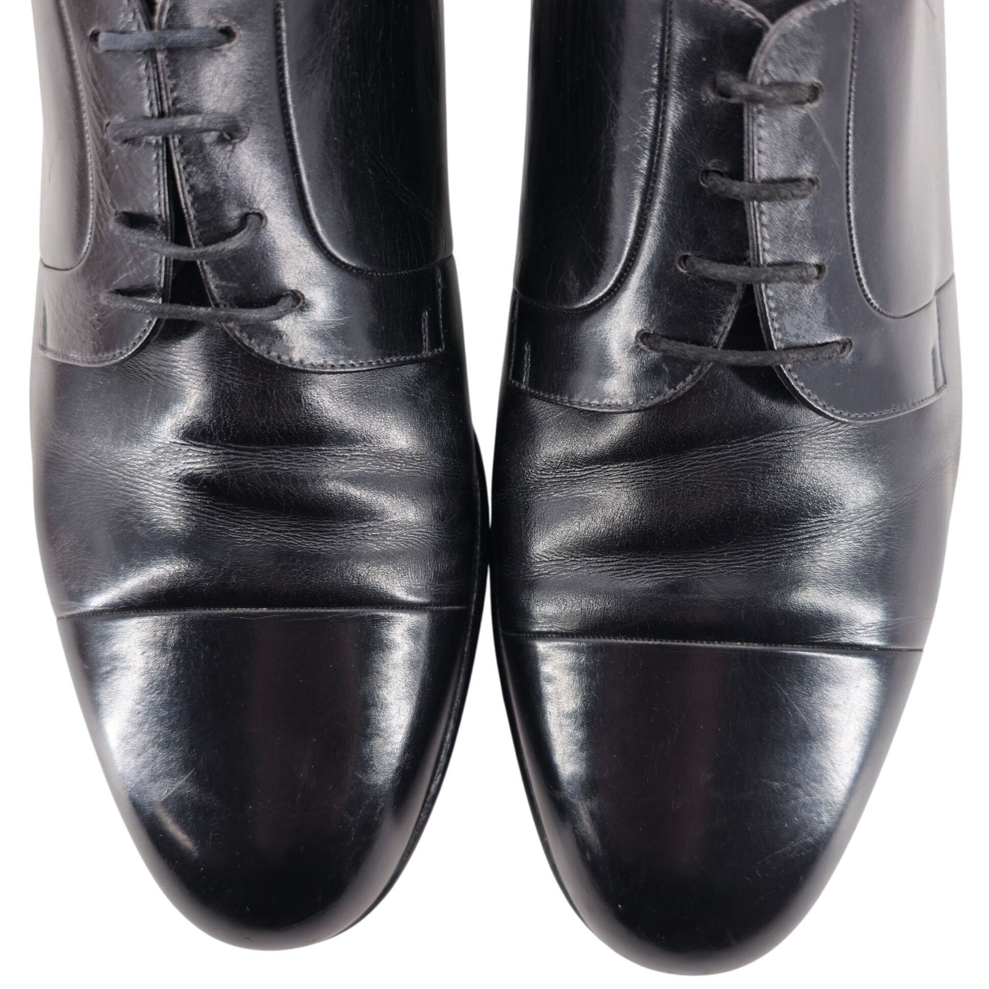 Testoni Vintage A. Testoni Men's 8 Italian Black Calf Leather Dress Size US 8 / EU 41 - 15 Thumbnail