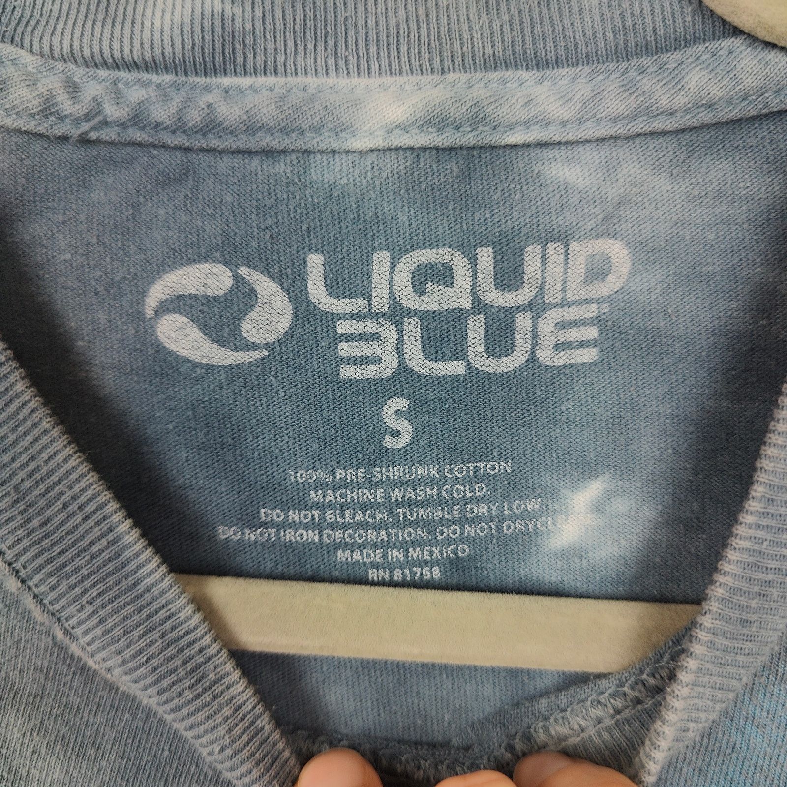 Other Liquid Blue Kiss Band Graphic T-Shirt Size Small Blue Size US S / EU 44-46 / 1 - 5 Thumbnail