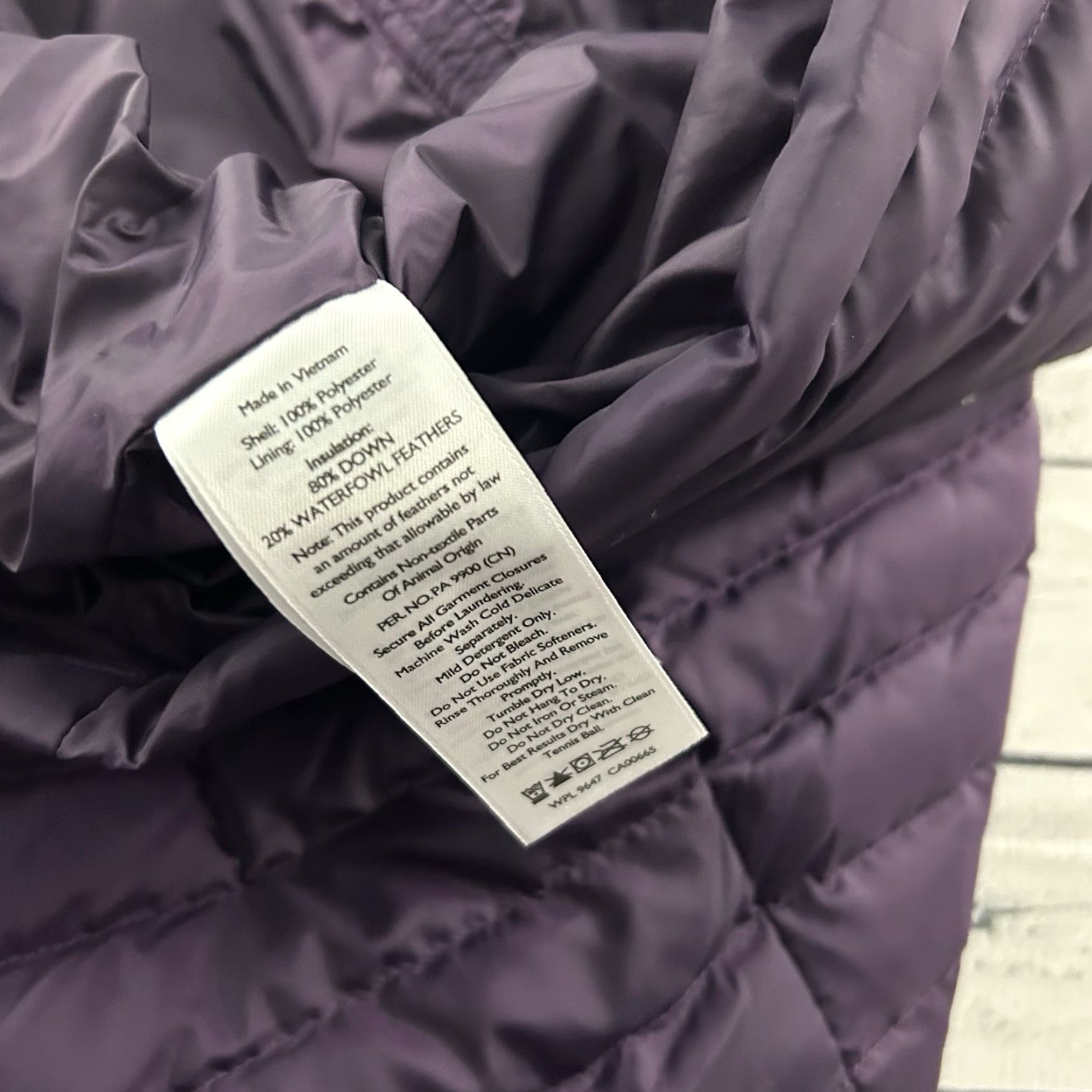 Eddie Bauer Eddie Bauer Jacket Long Puffer Down Winter Purple Women's L Regular Quilted Full Zip" Size L / US 10 / IT 46 - 6 Thumbnail