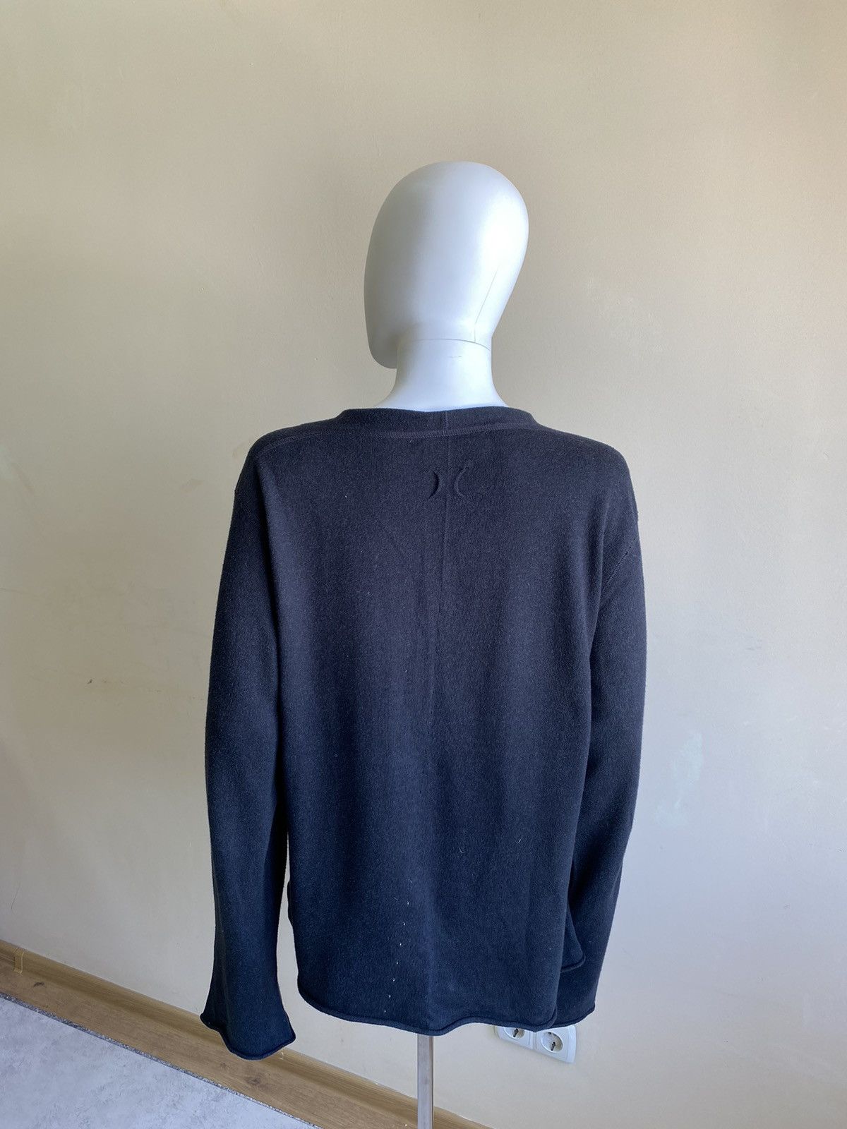 hannes roether Hannes Roether Black Avant Garde Long Sleeve Sweater Size XL Size XL / US 12-14 / IT 48-50 - 8 Thumbnail