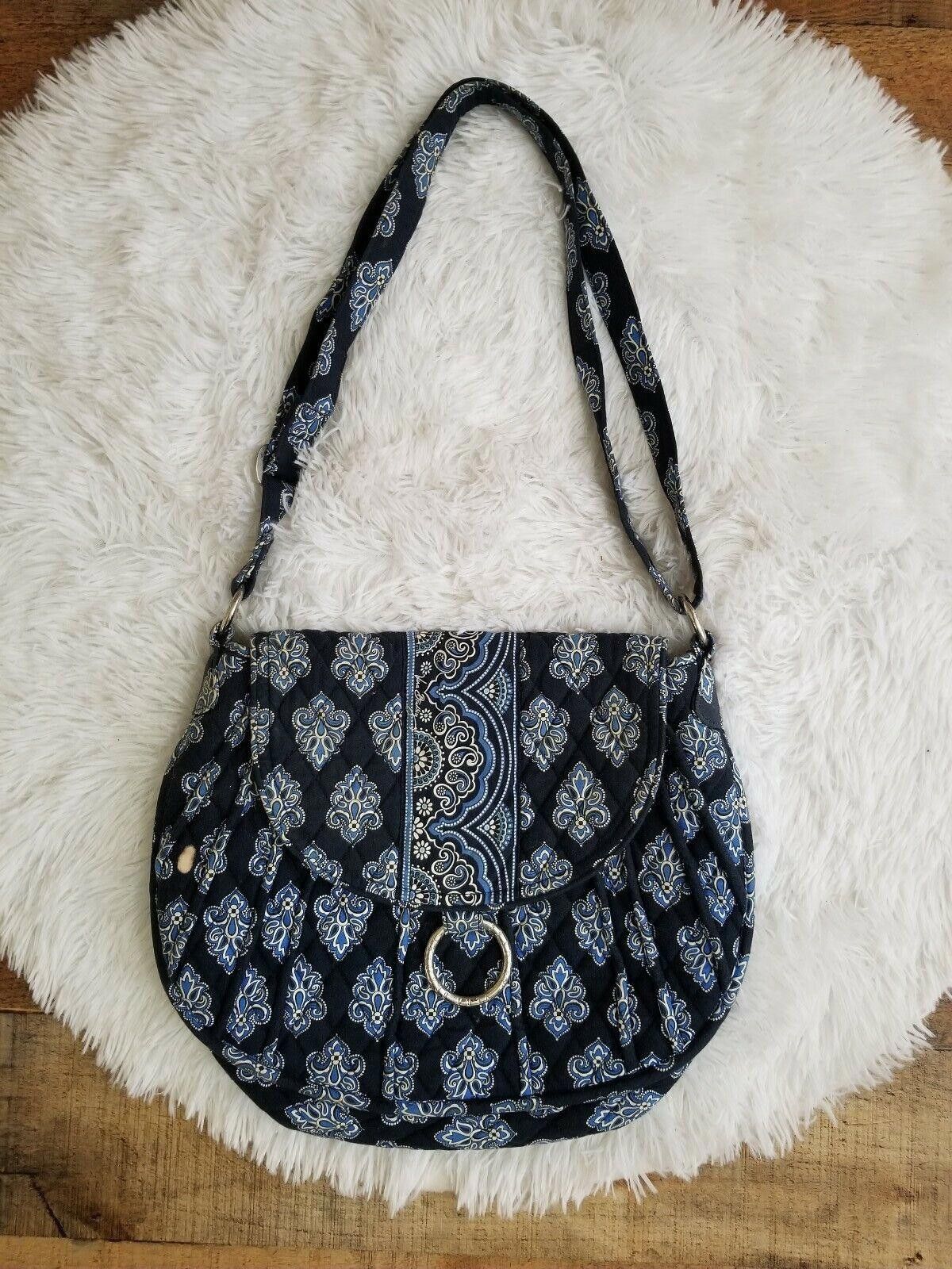 Designer Vera Bradley Bag Blue Please Read Medium Tote Size ONE SIZE - 1 Thumbnail