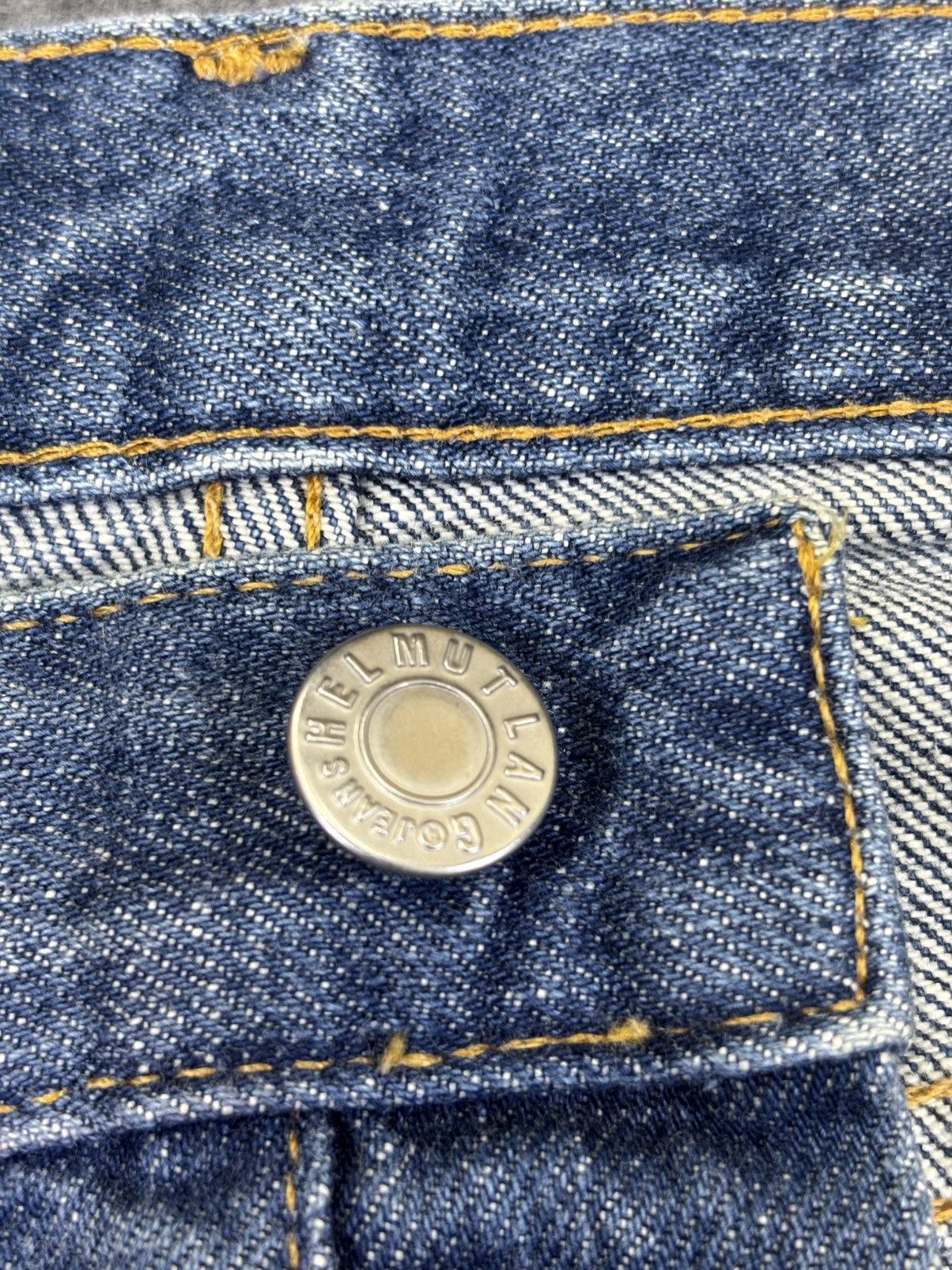 Helmut Lang 💥Vintage Helmut Lang💥90s Classic Raw Italian Cut Denim K12 Size US 29 - 9 Thumbnail